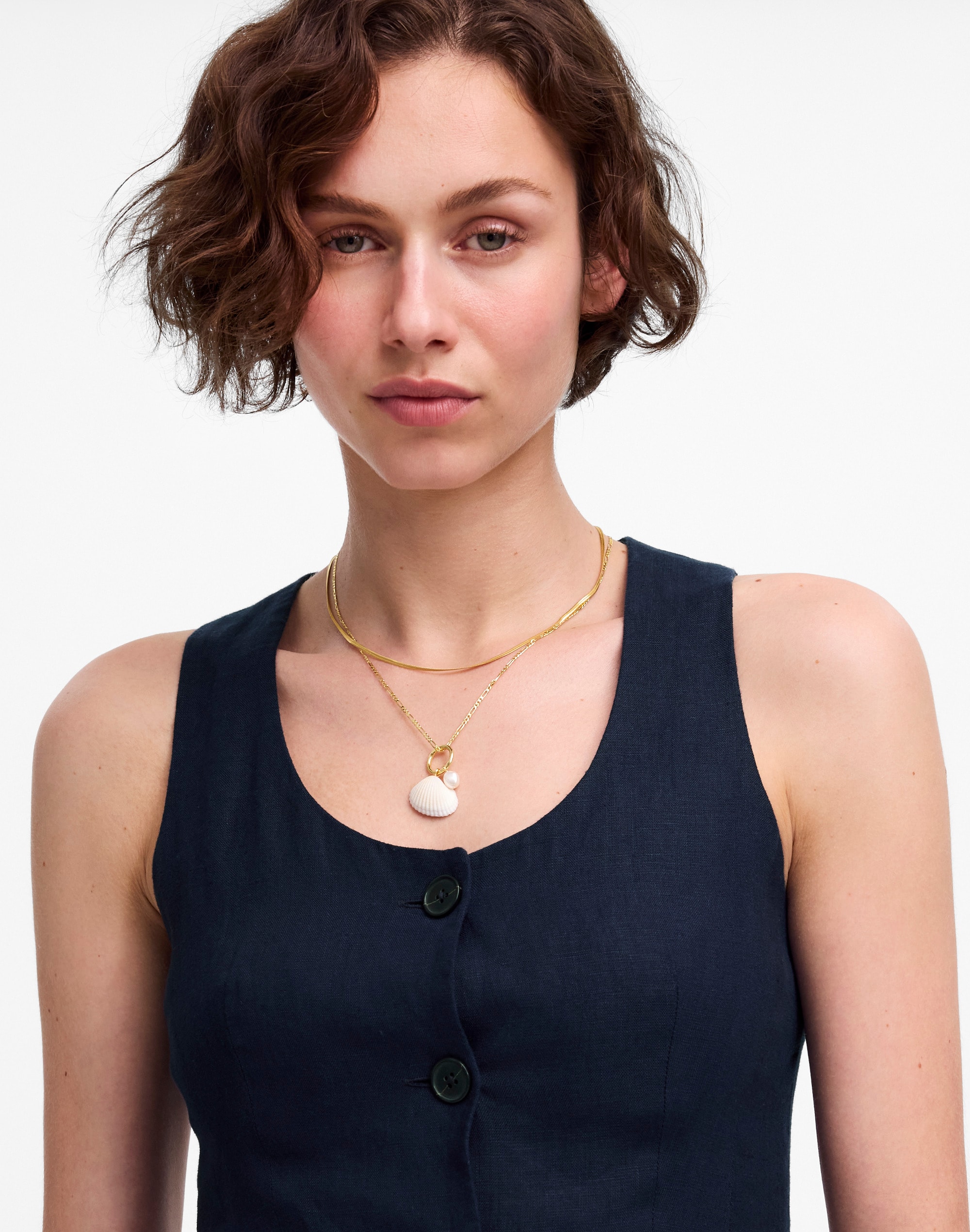 Scoopneck Cutaway Vest