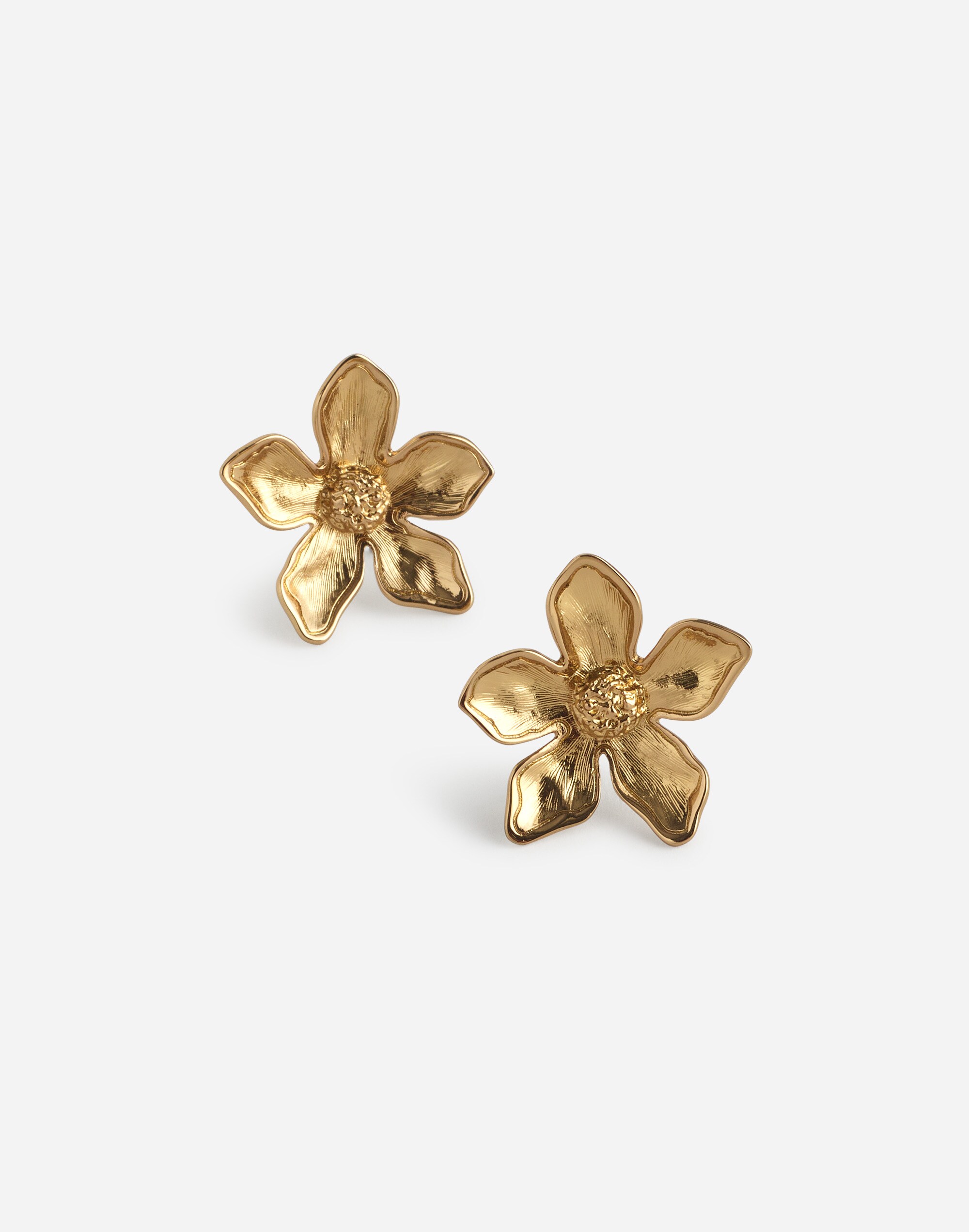 Flower Statement Stud Earrings