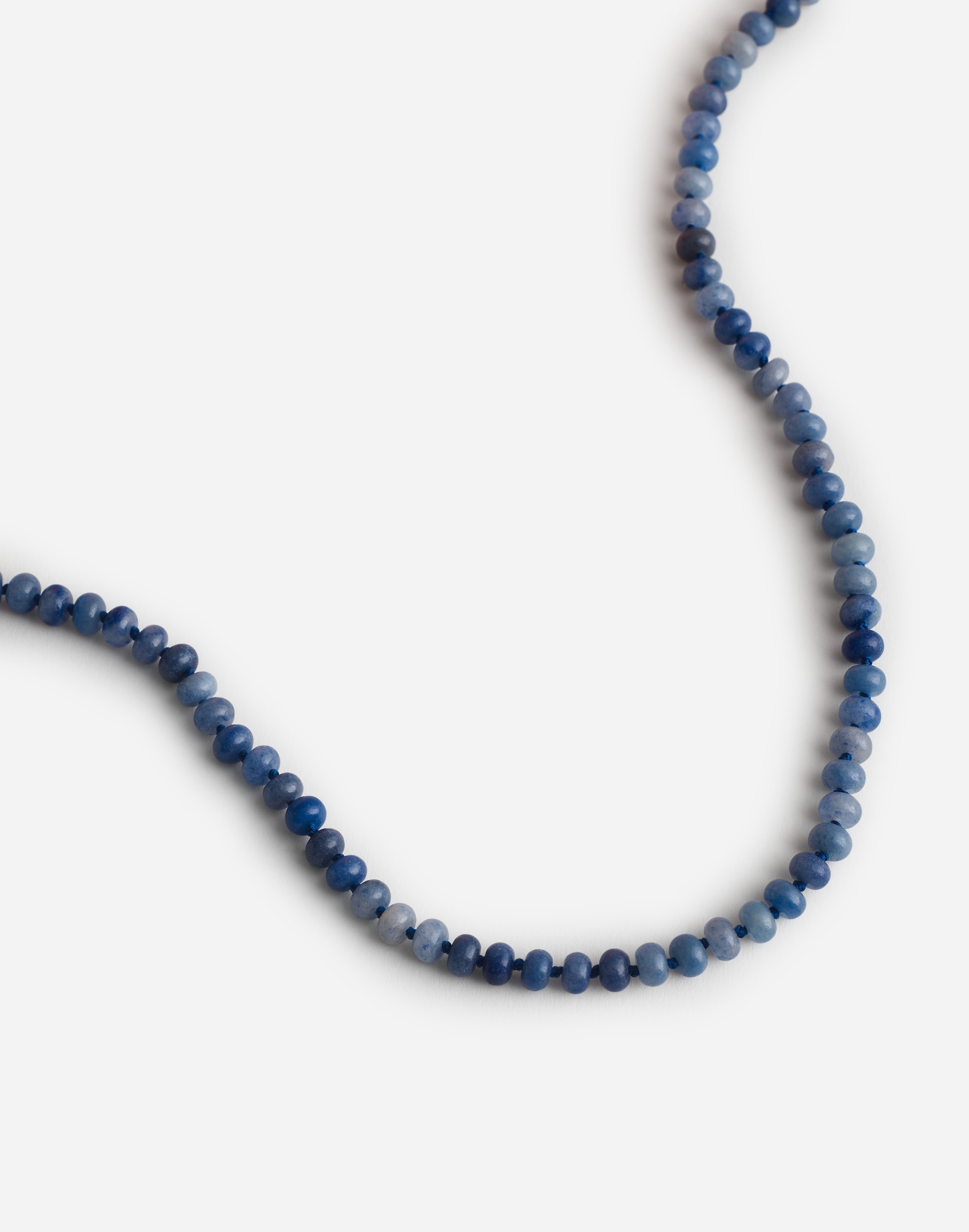 Madewell Semiprecious Beaded Choker Necklace In Peri Blue