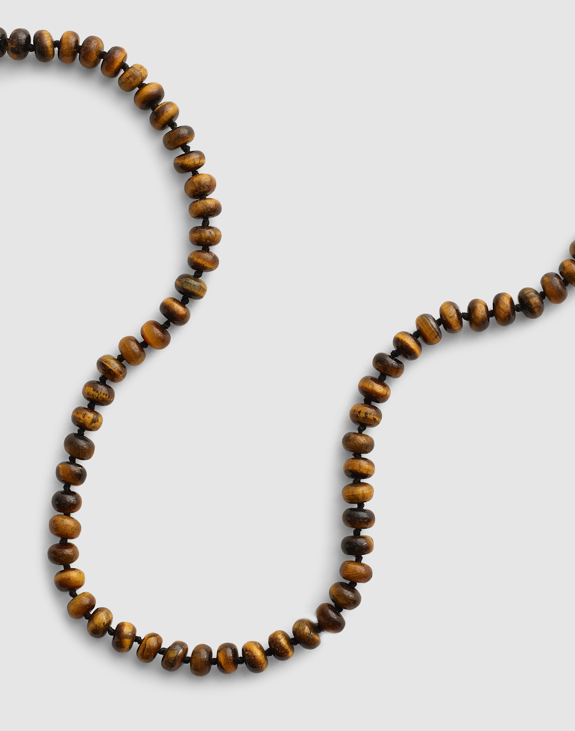 Madewell Semiprecious Beaded Choker Necklace In Brown