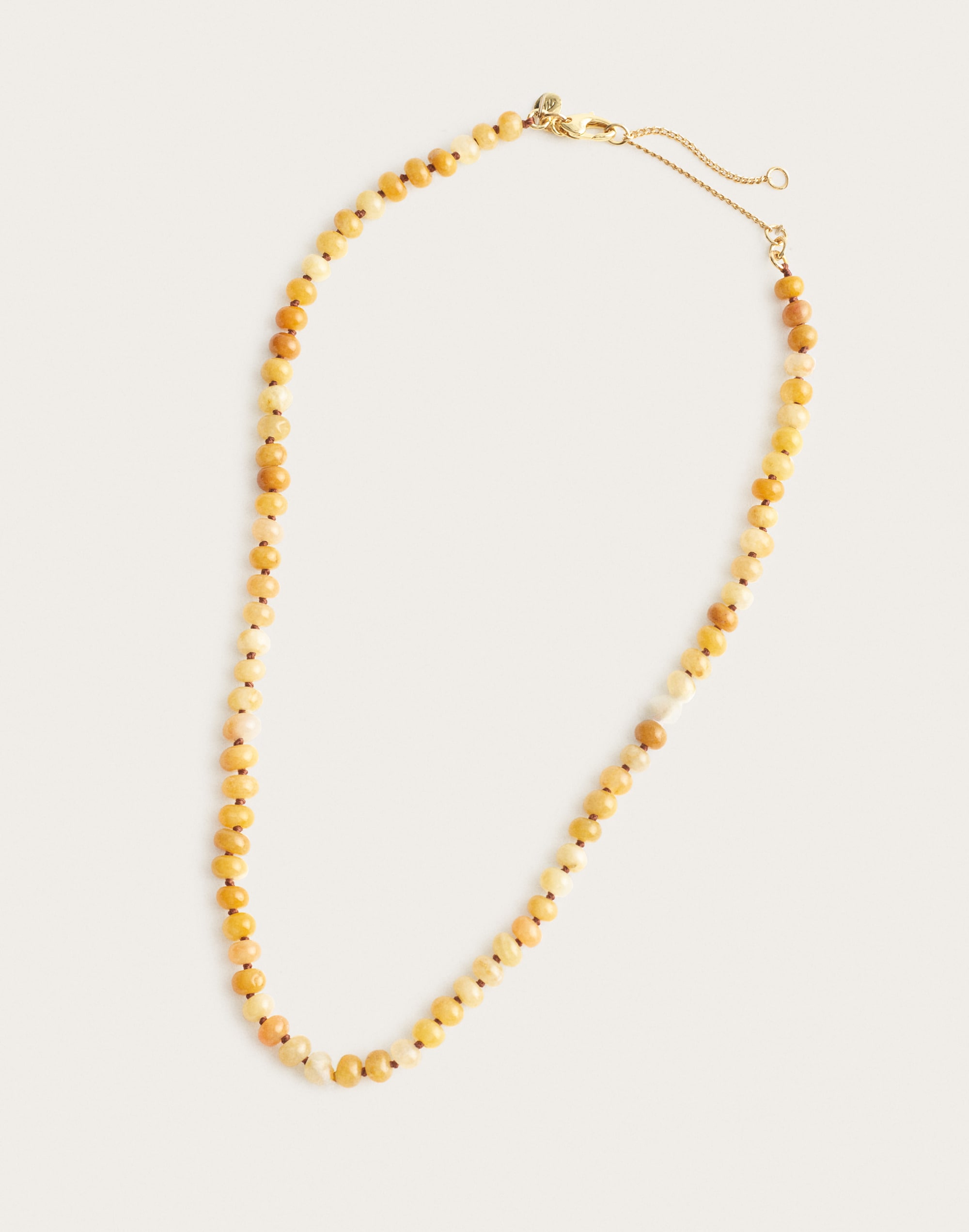 Semiprecious Beaded Choker Necklace
