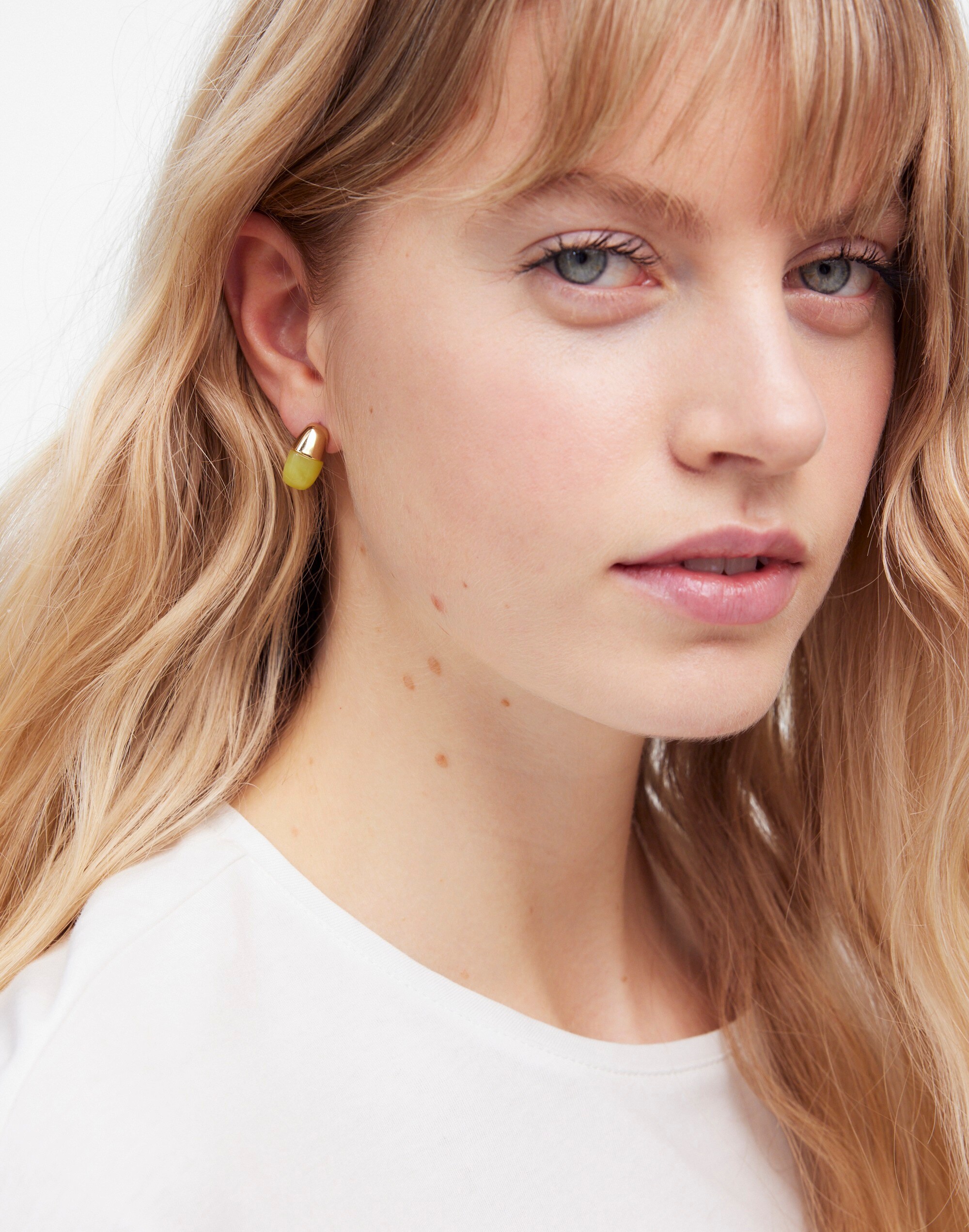 Semiprecious Stud Earrings