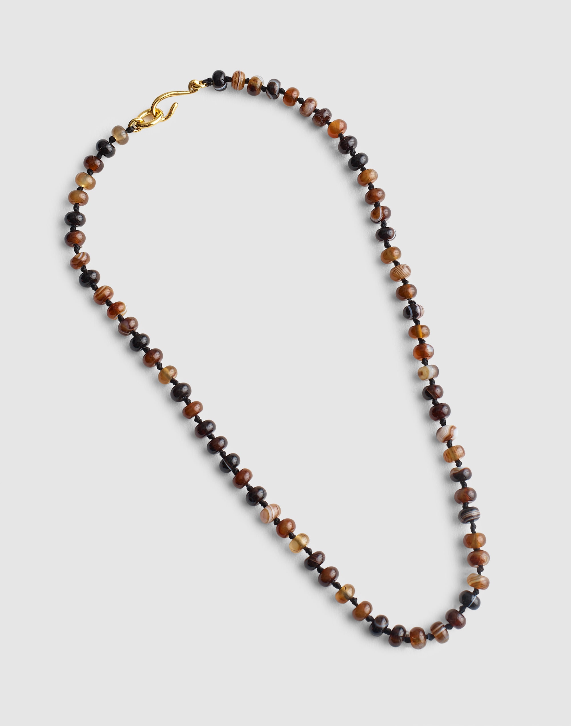 Semiprecious Beaded Choker Necklace