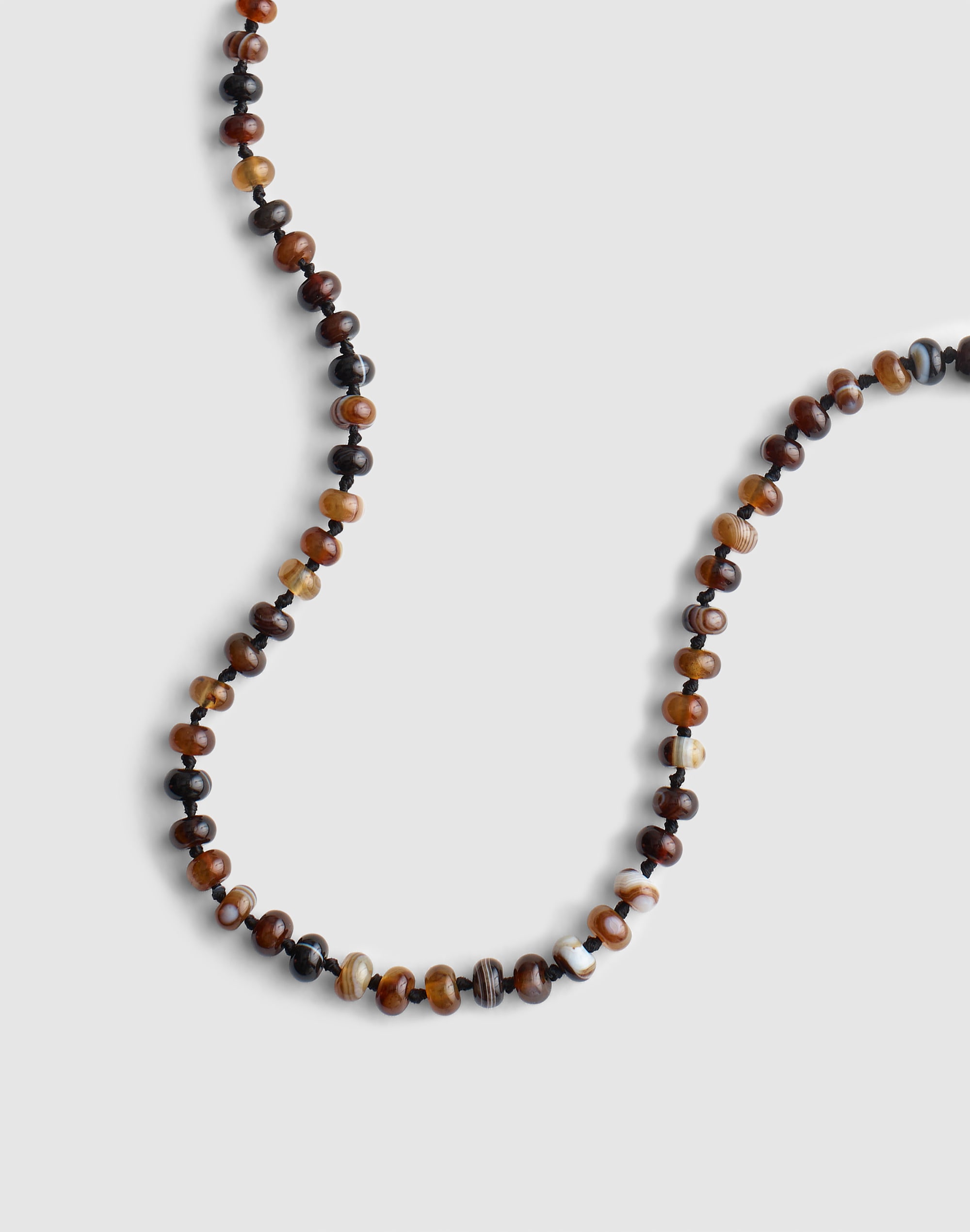 semiprecious beaded choker necklace