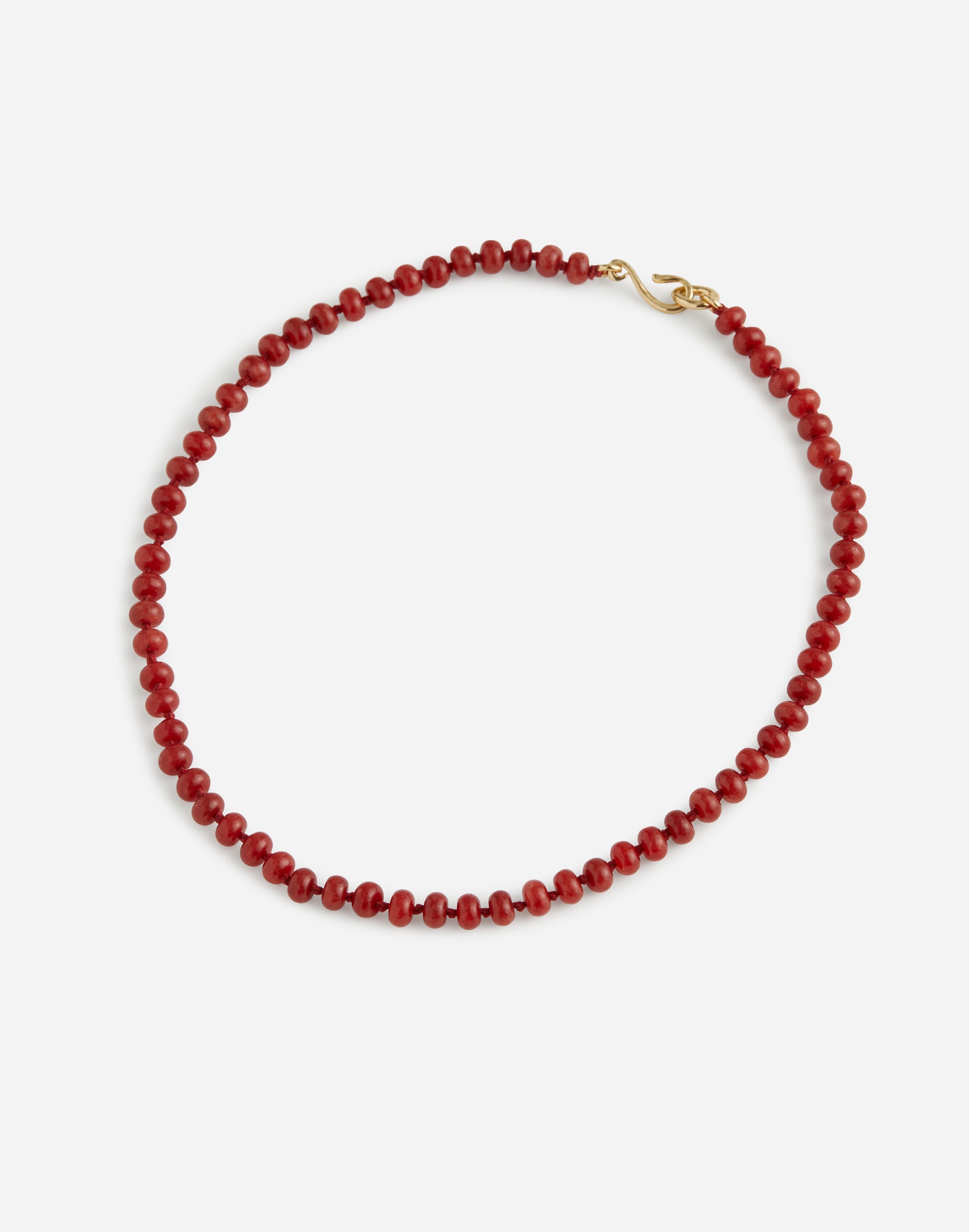 Semiprecious Beaded Choker Necklace