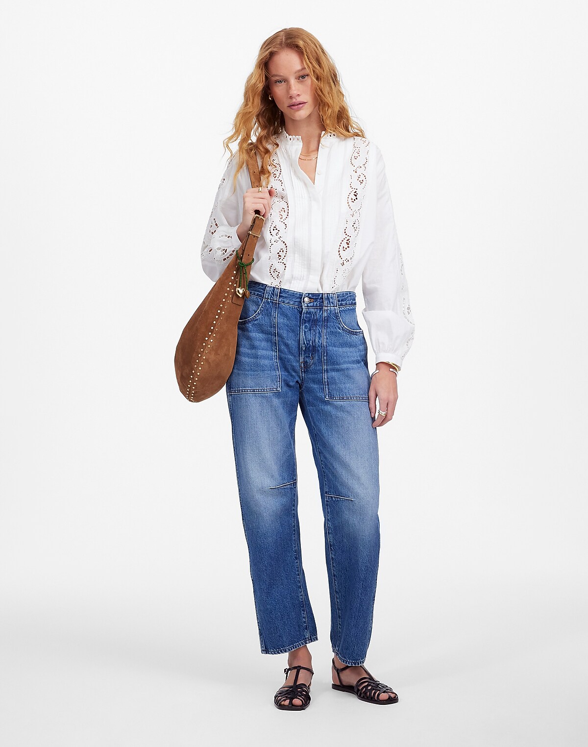 The Darted Barrel-Leg Jean