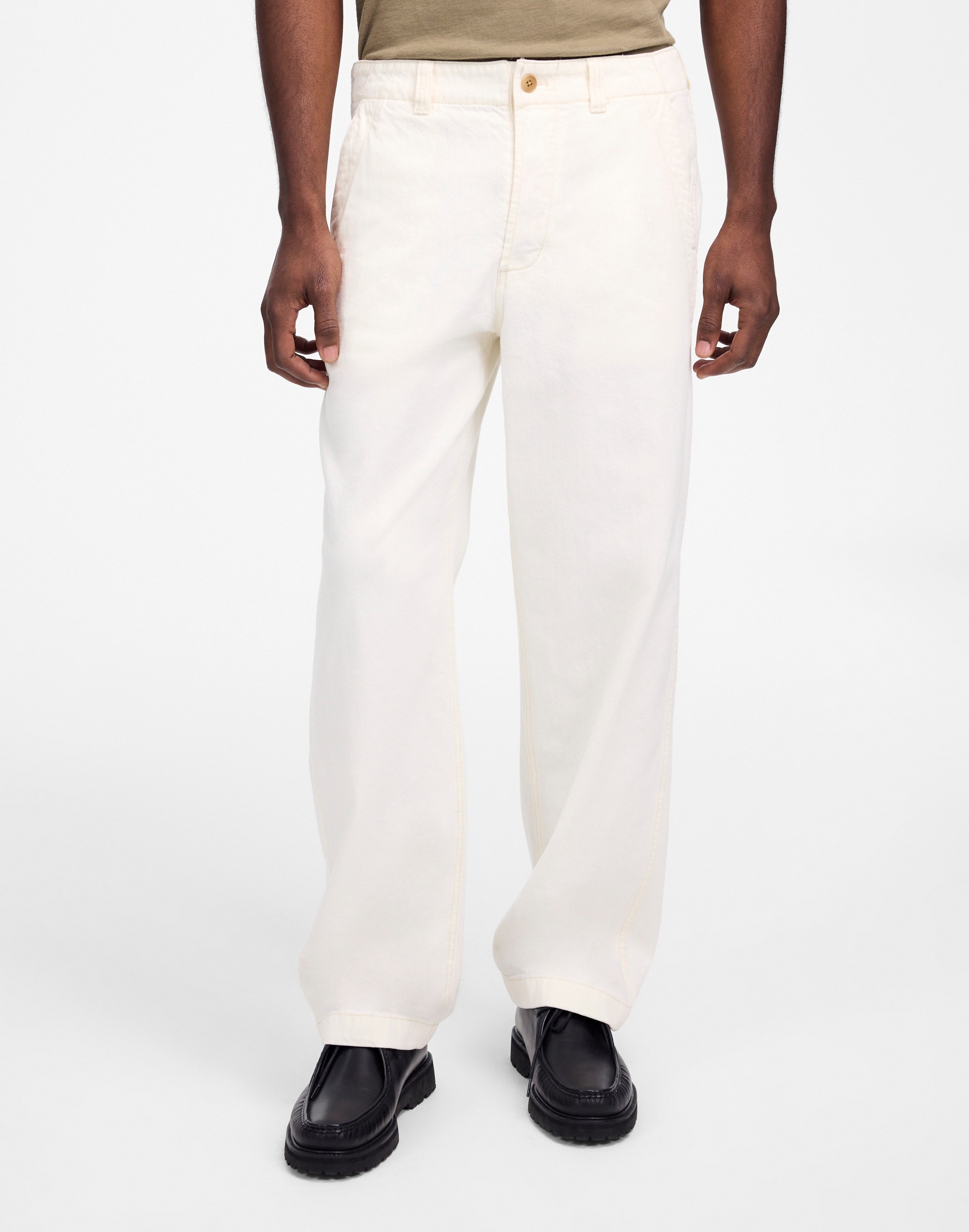 Patch Pocket Jeans in Summer Denim