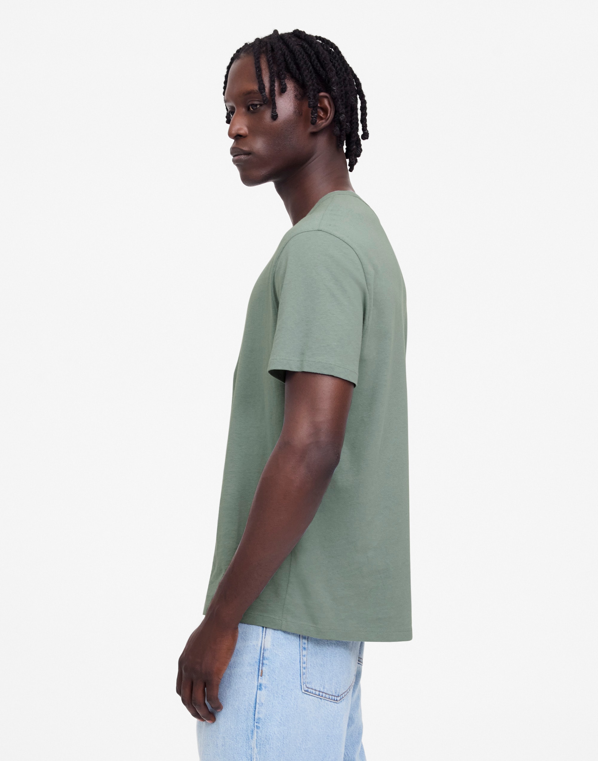 Allday Tee in Cotton-Linen Blend