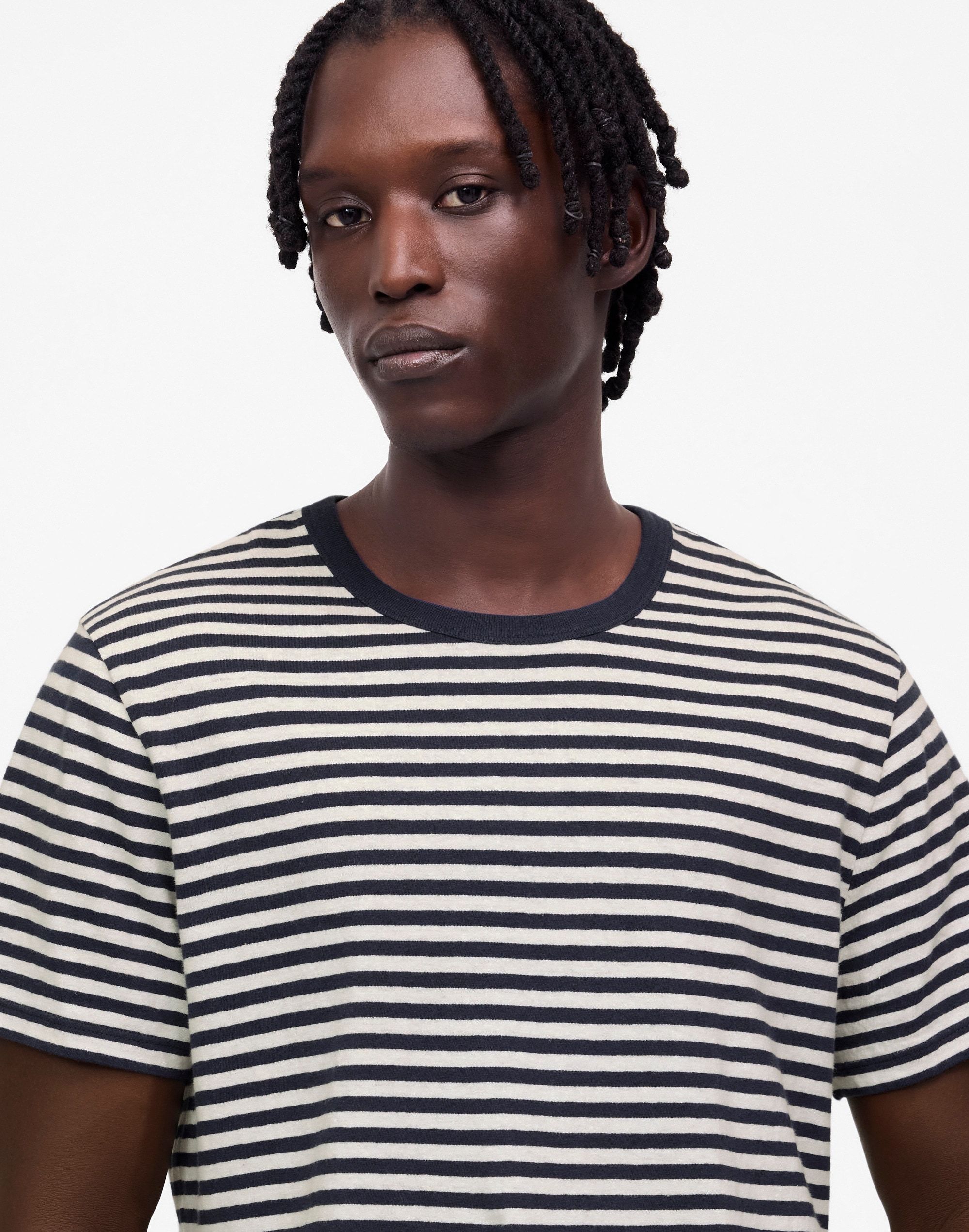 Allday Tee in Cotton-Linen Blend