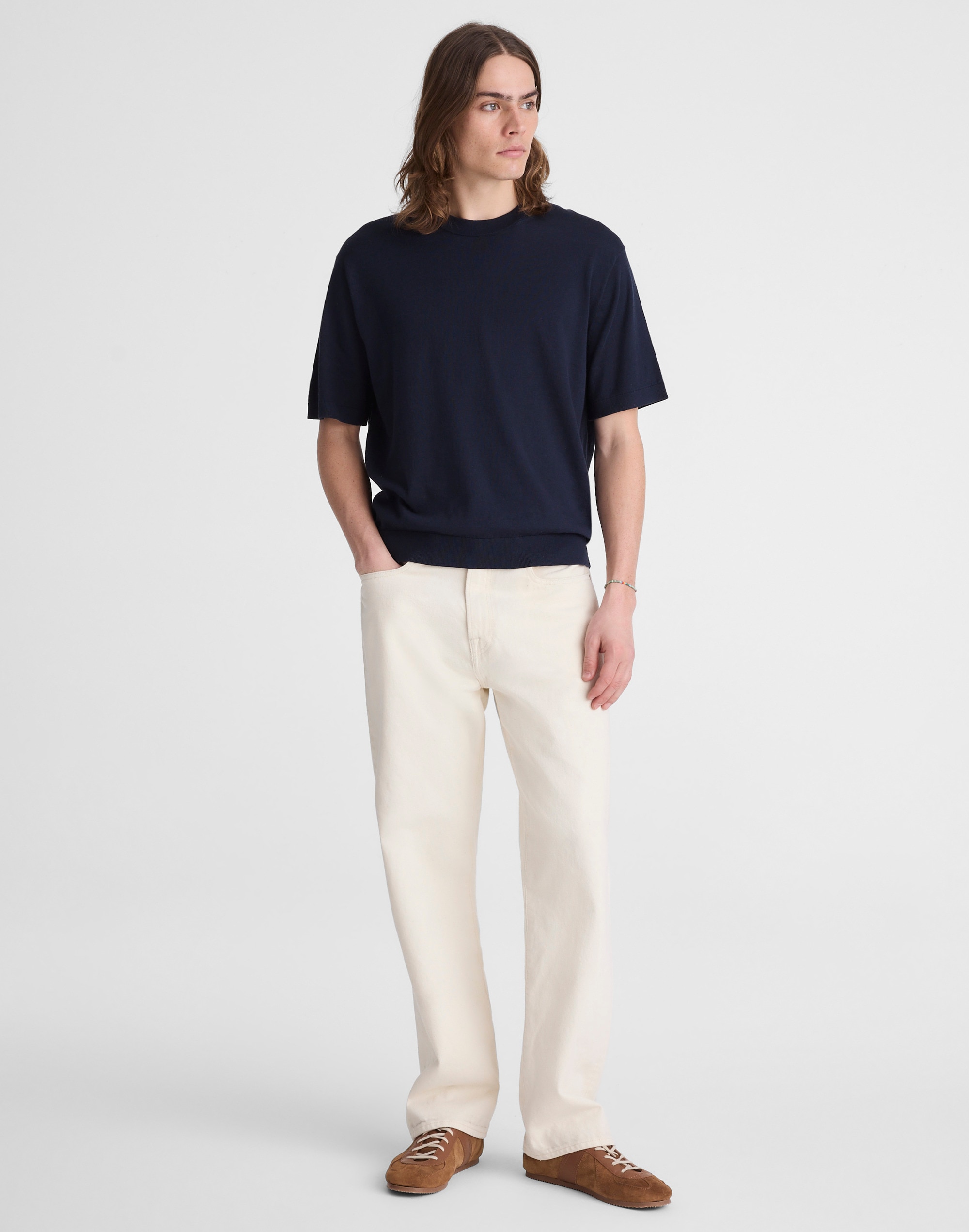 Crewneck Sweater Tee in Everyday Cotton