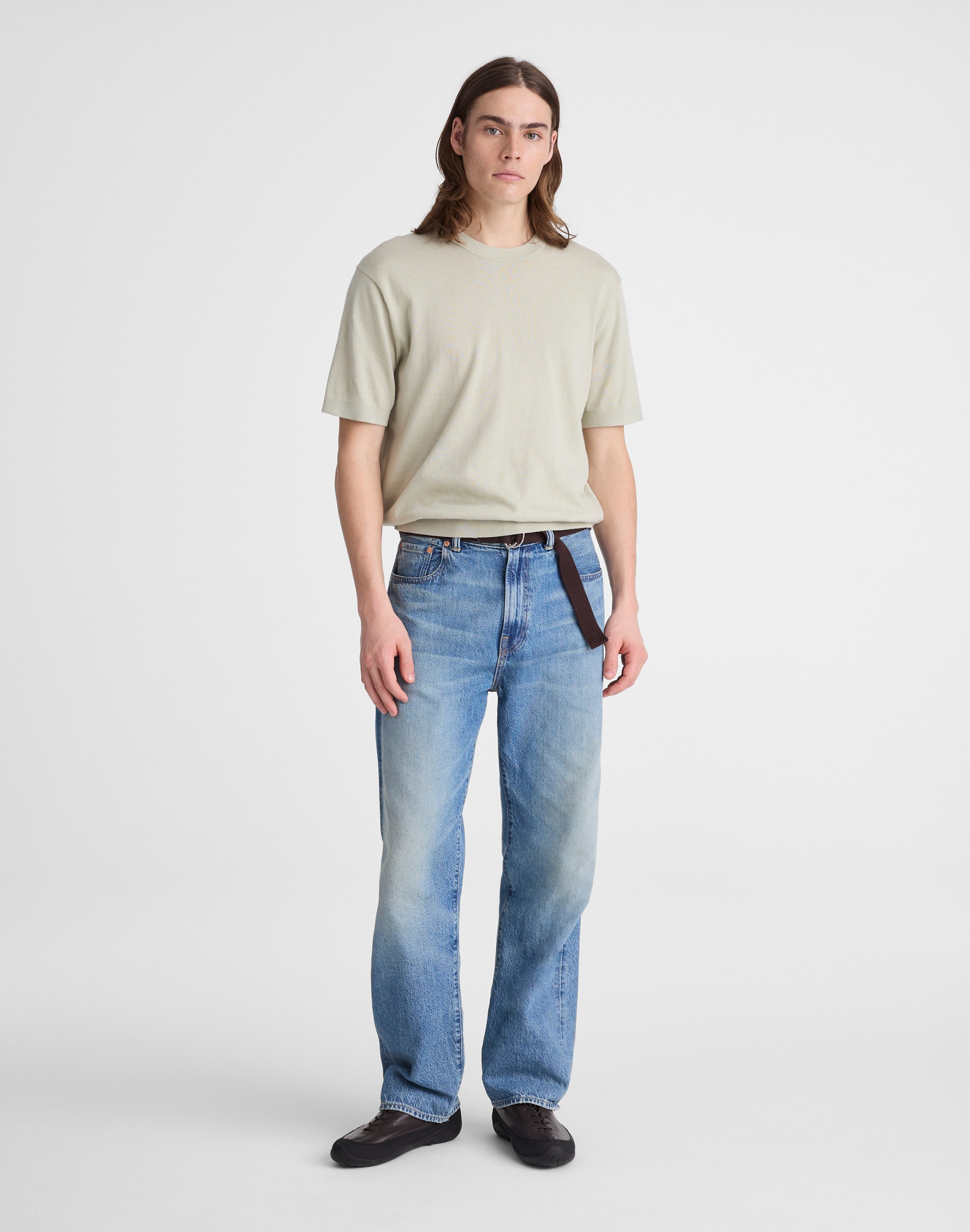 Crewneck Sweater Tee in Everyday Cotton