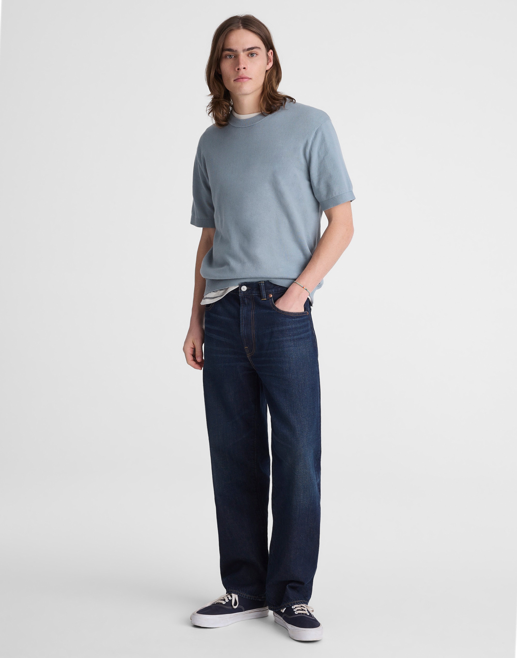 Crewneck Sweater Tee in Everyday Cotton