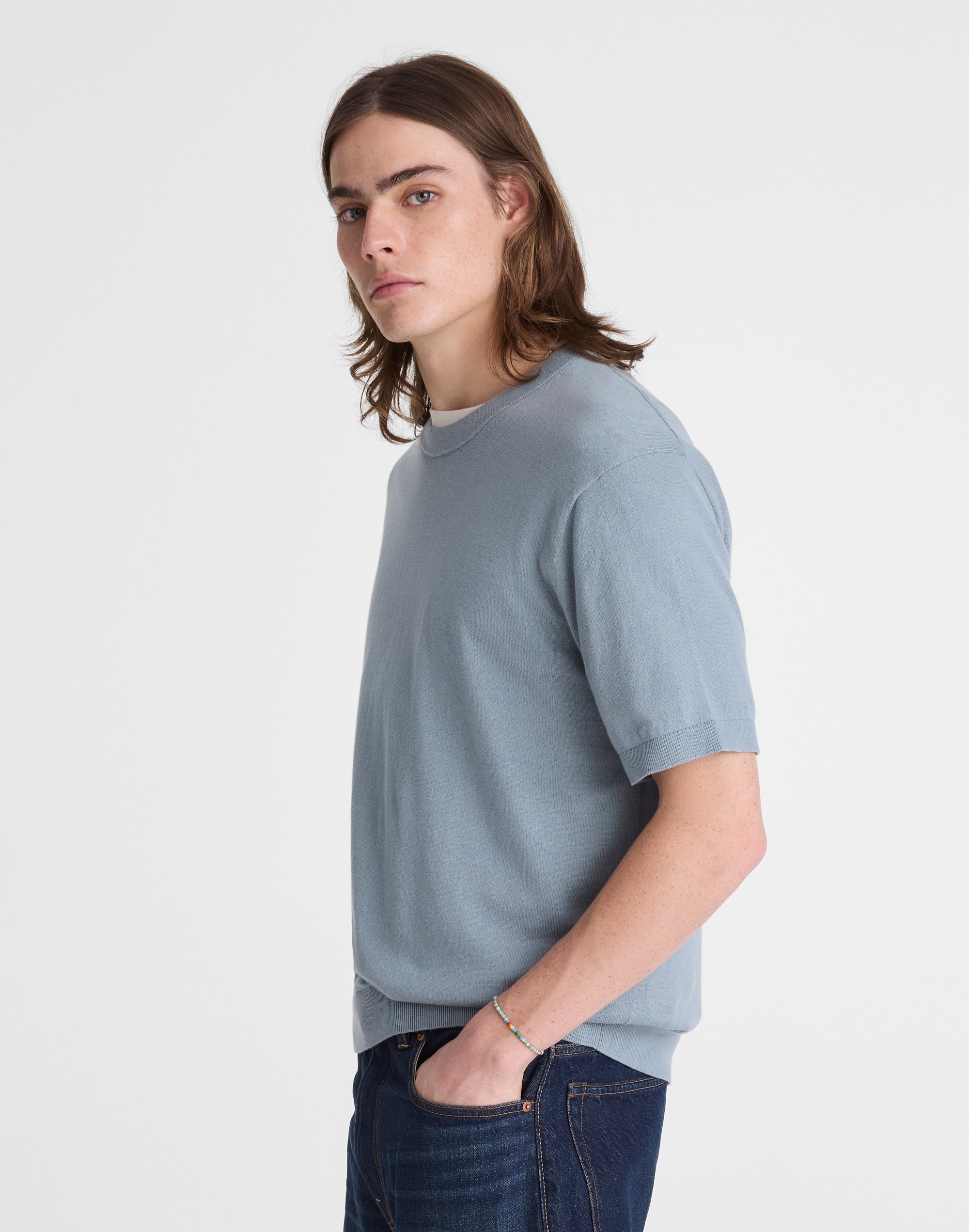 Crewneck Sweater Tee in Everyday Cotton