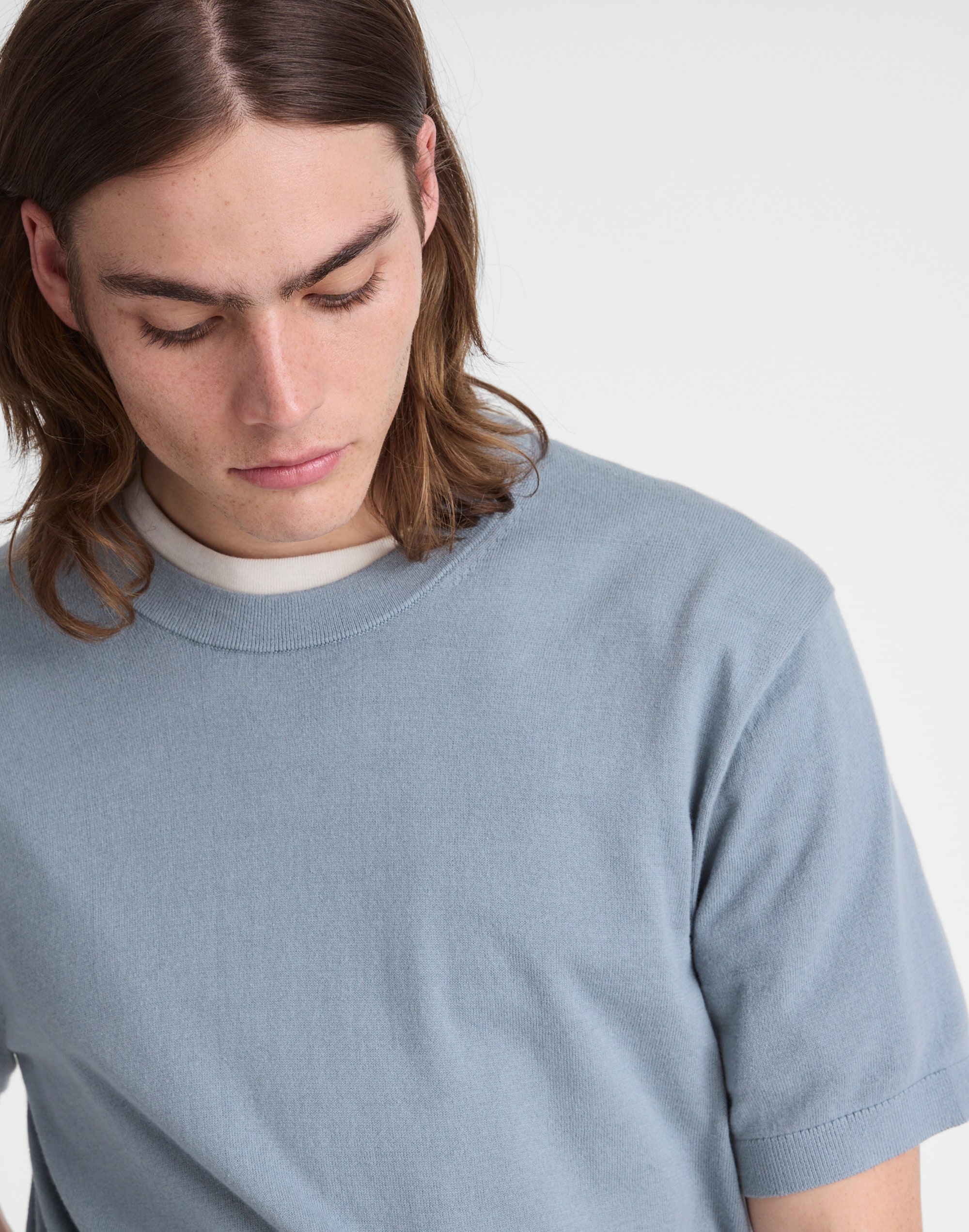 Crewneck Sweater Tee in Everyday Cotton