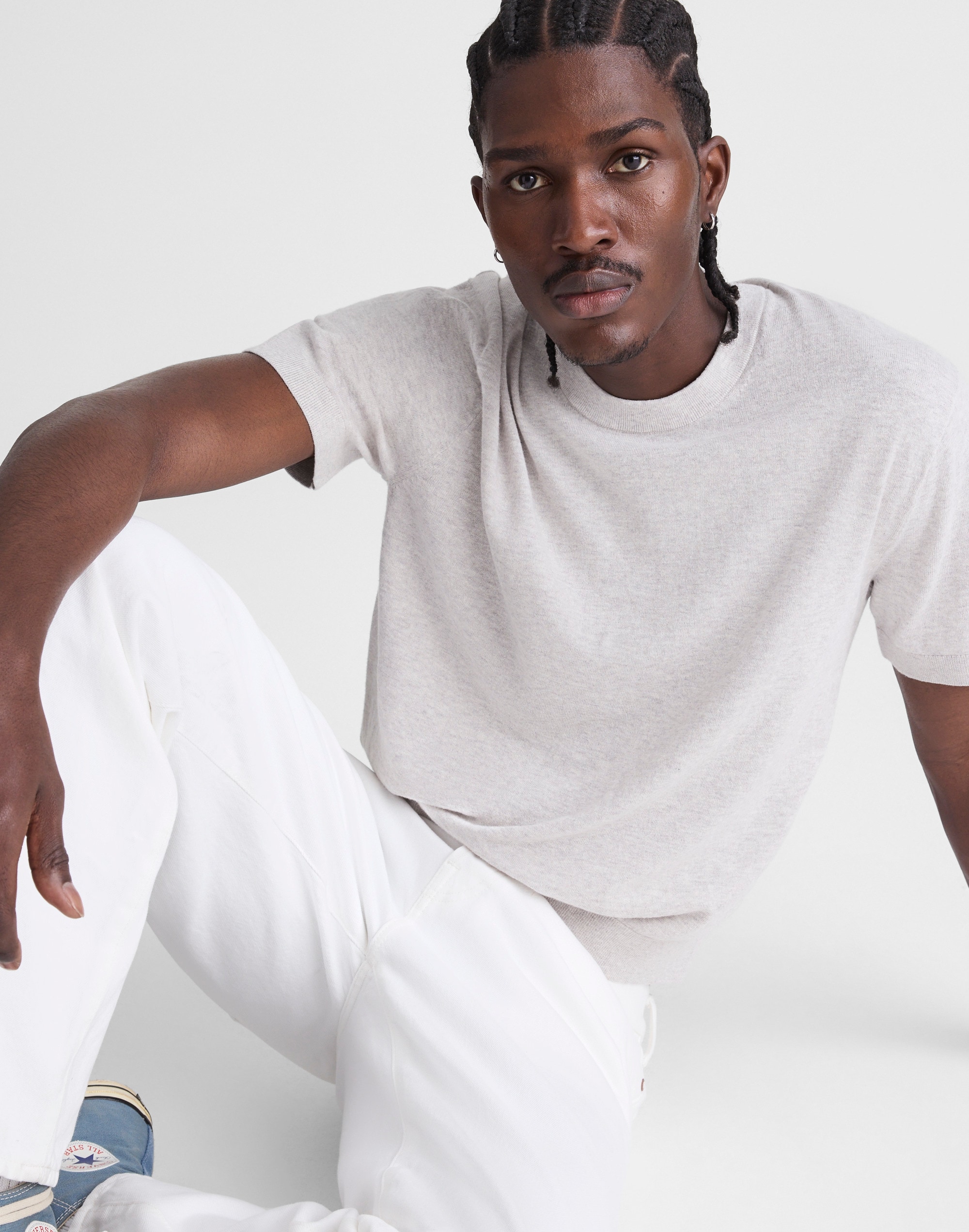 Crewneck Sweater Tee in Everyday Cotton