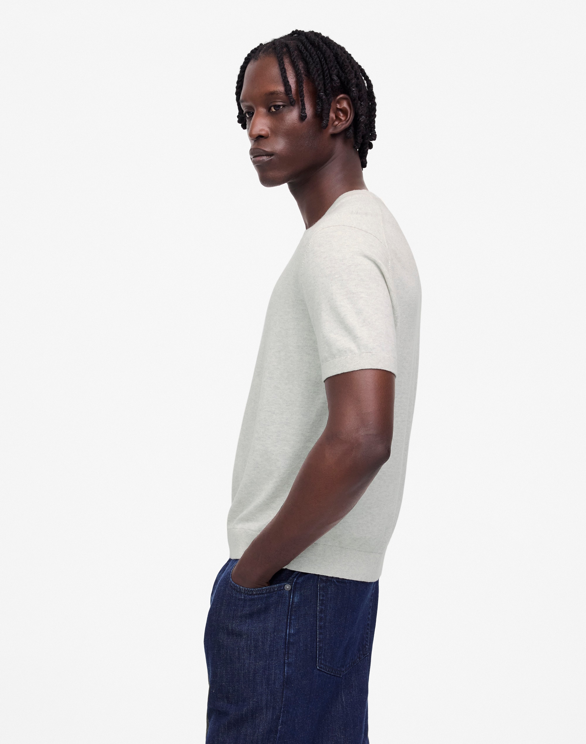 Crewneck Sweater Tee in Everyday Cotton