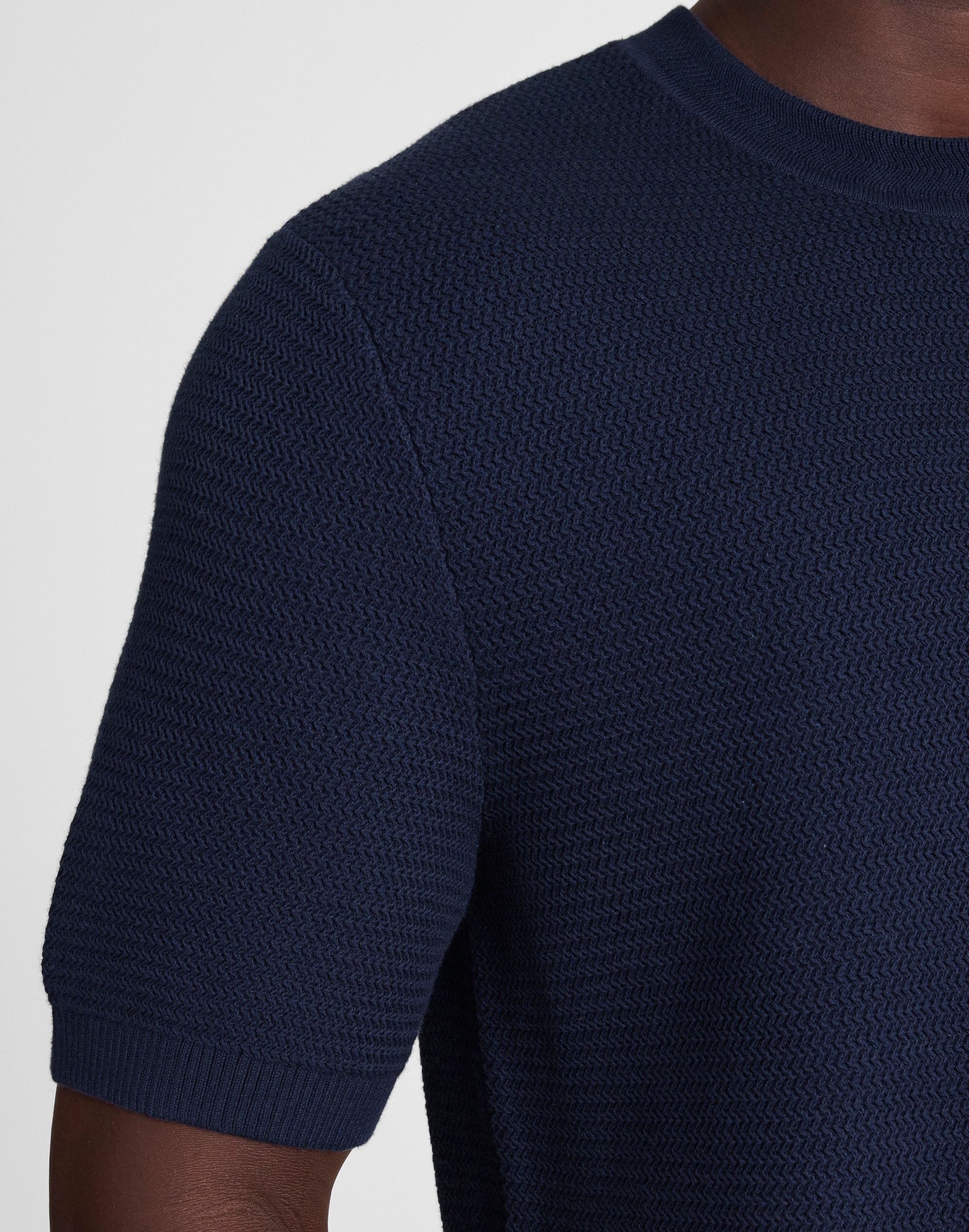 Zig-Zag Stitch Sweater Tee