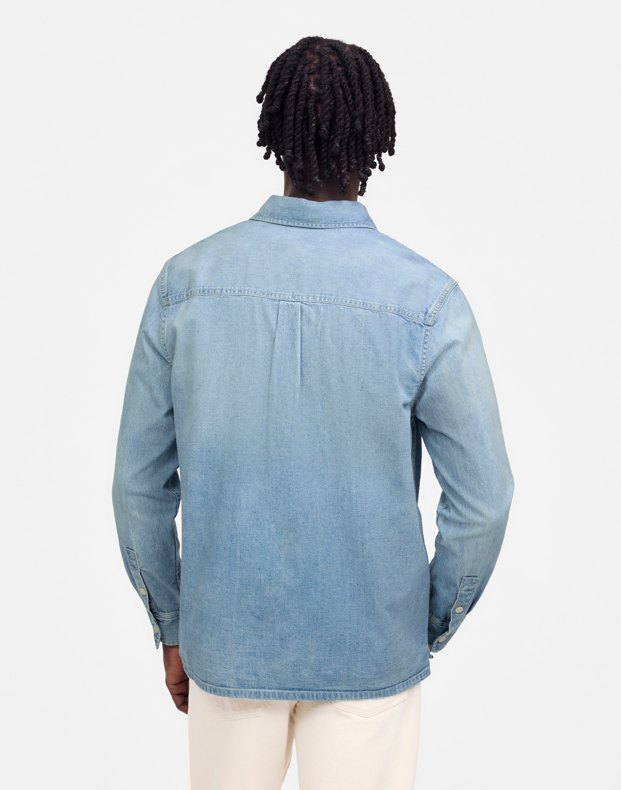 Work Shirt in Japanese Denim Alternate Image 4