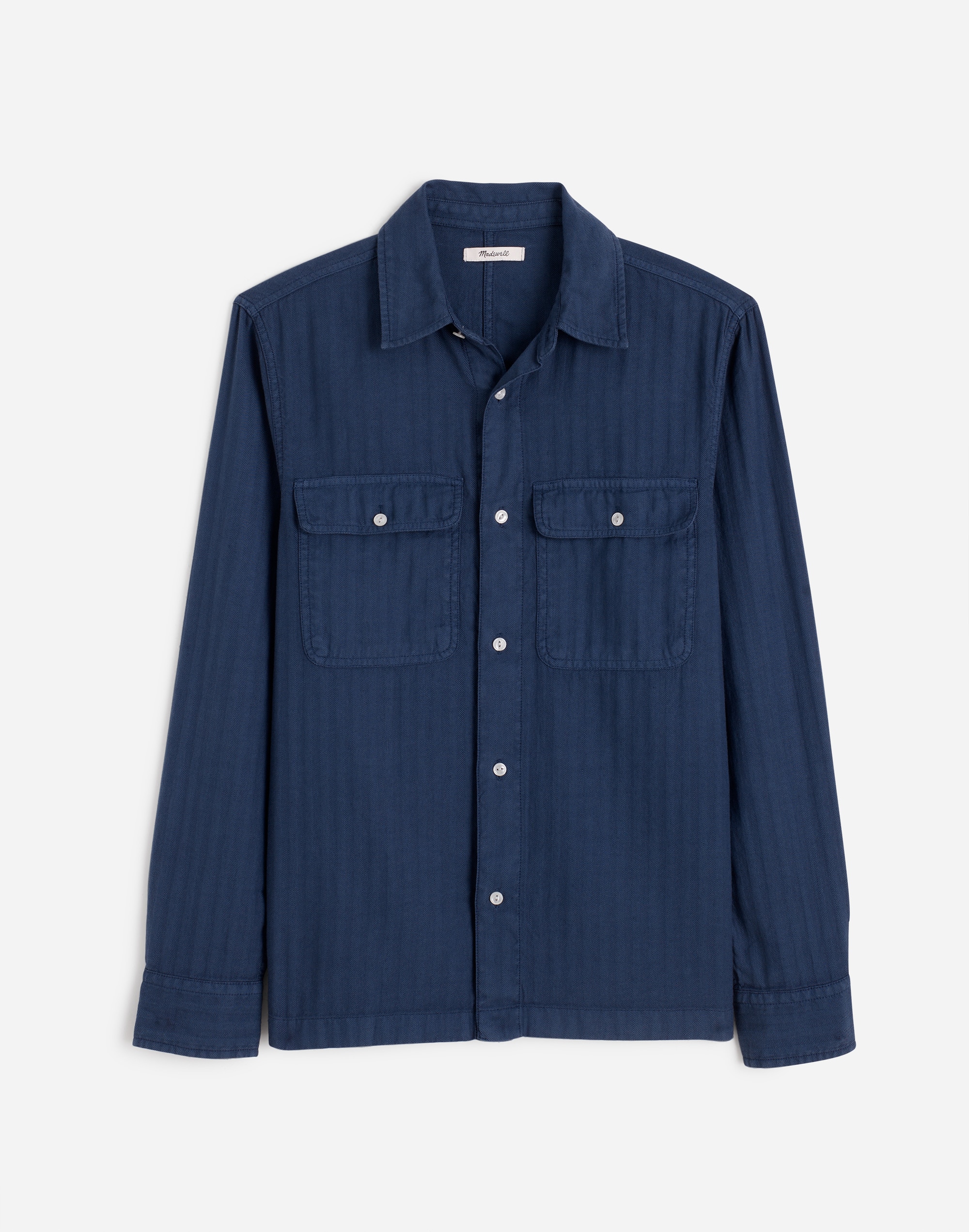 Work Shirt in Cotton-Linen Blend