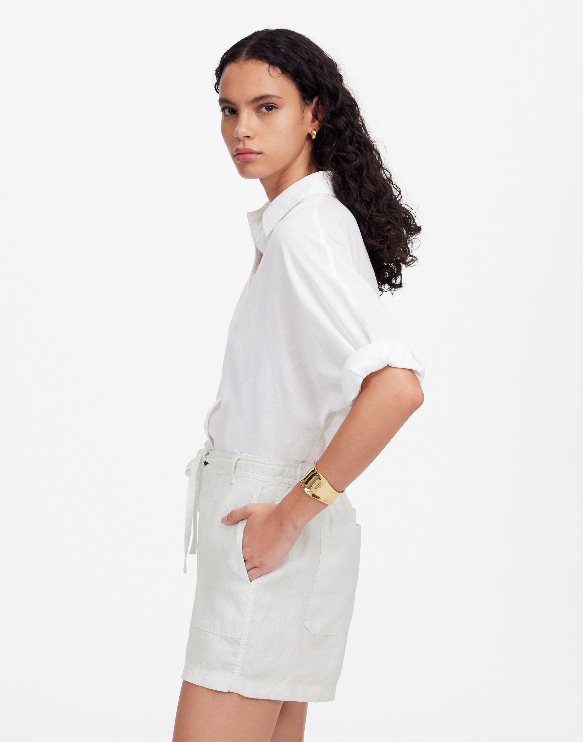 Pull-On Drawstring Shorts