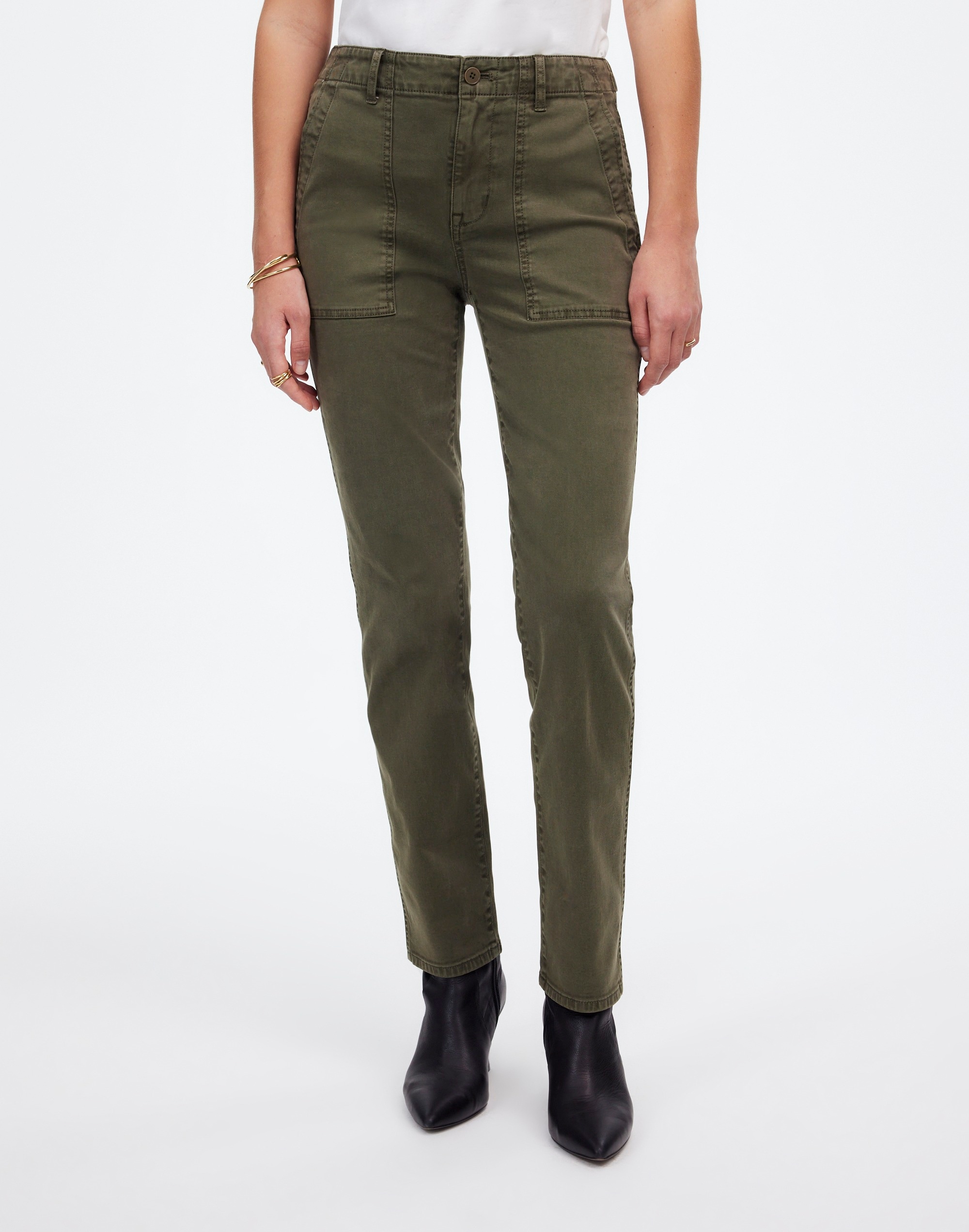 The Slim Straight Utility Pant in Garment Dye
