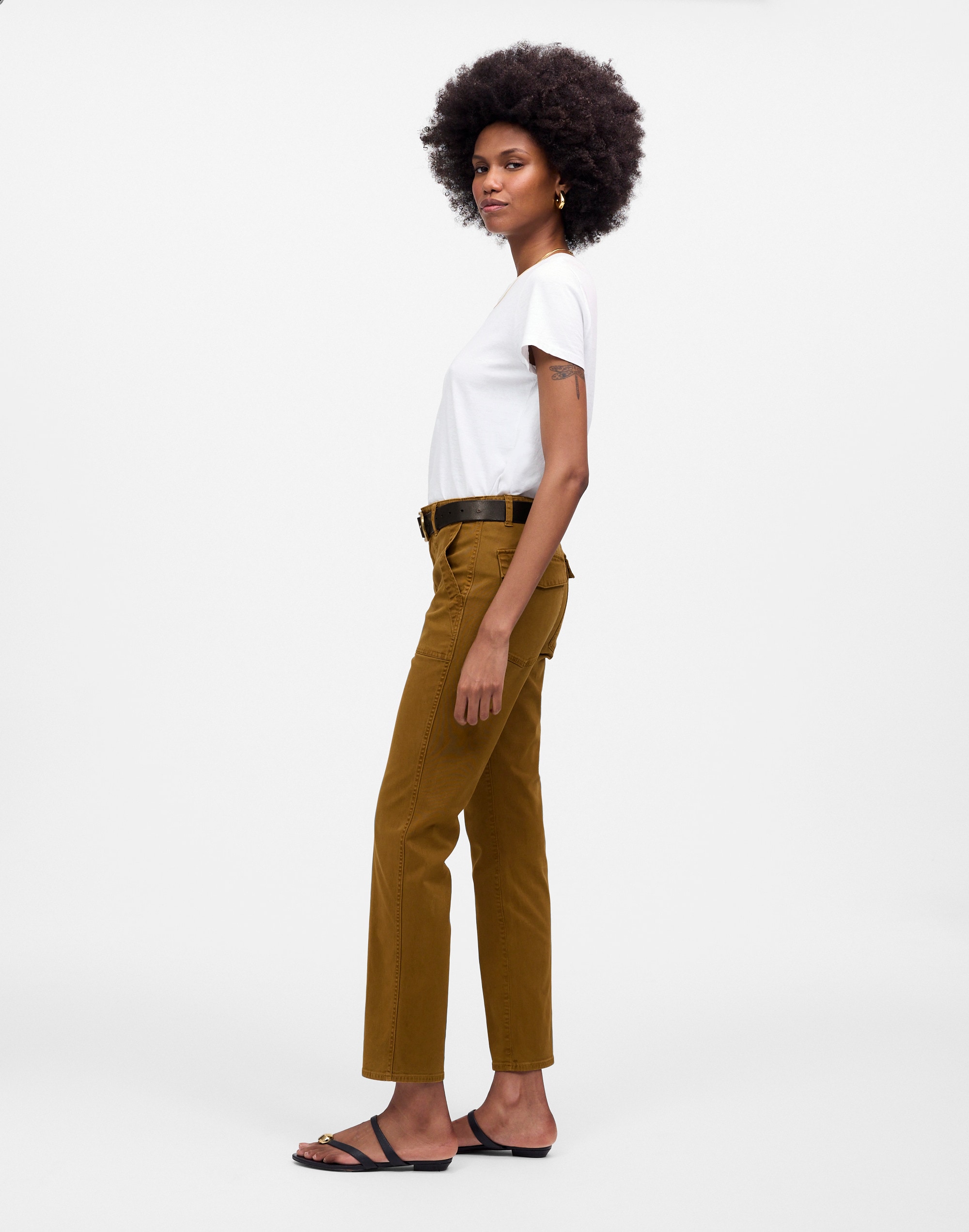 The Slim Straight Utility Pant in Garment Dye
