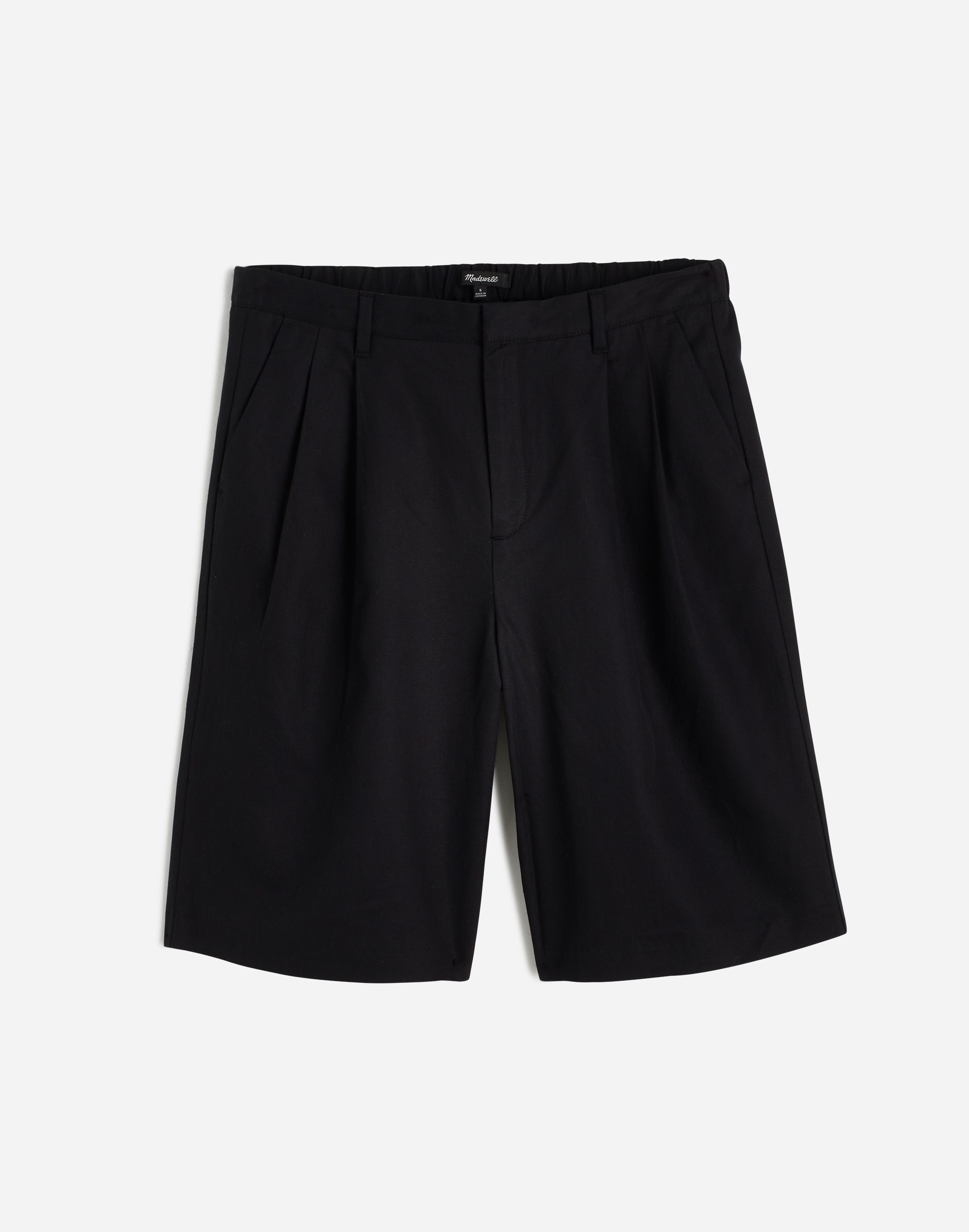 Relaxed Pleated Trouser Shorts in Drapey Twill Alternate Image 6