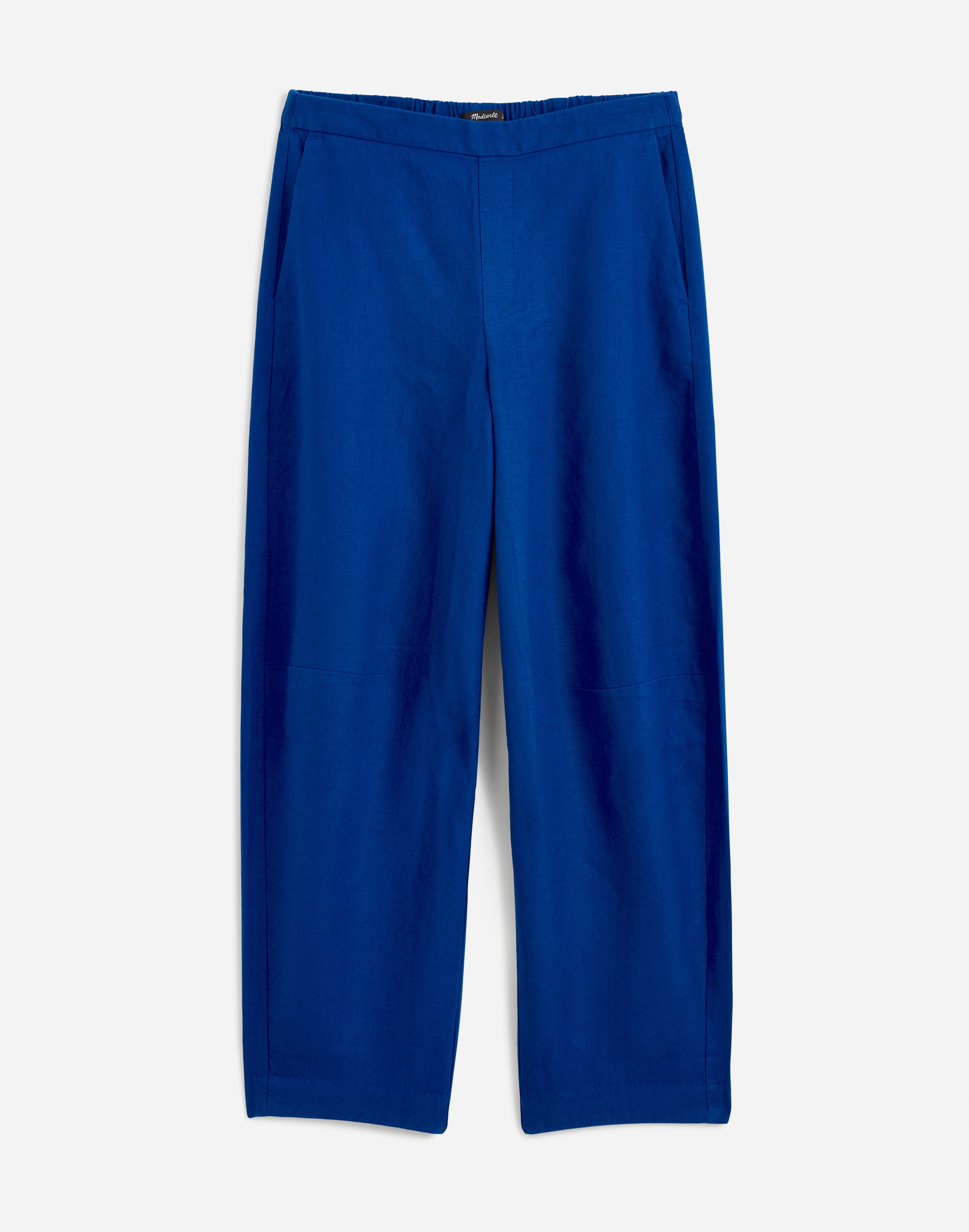 Pull-On Barrel Pants in 100% Linen