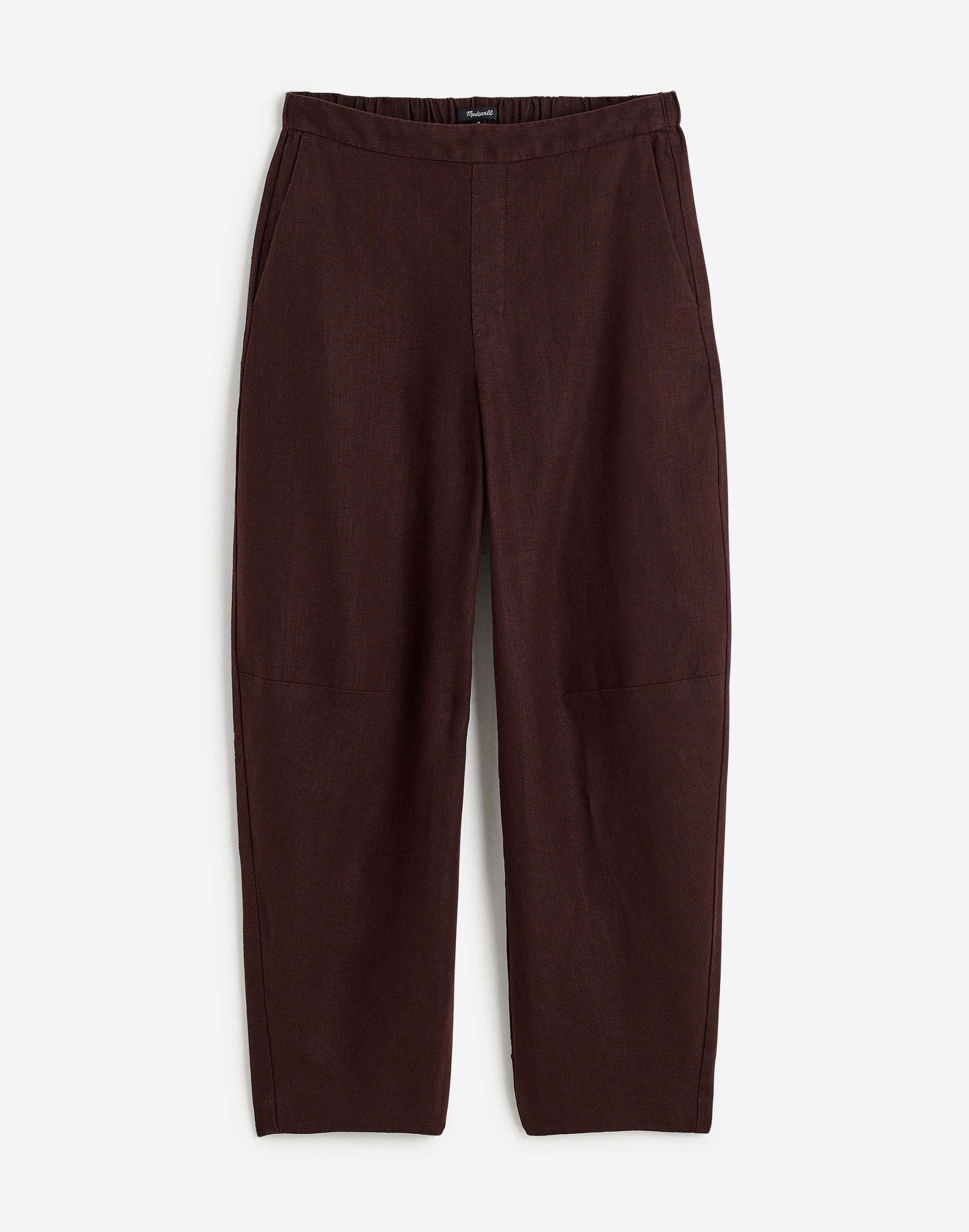 Tall Pull-On Barrel Pants in 100% Linen