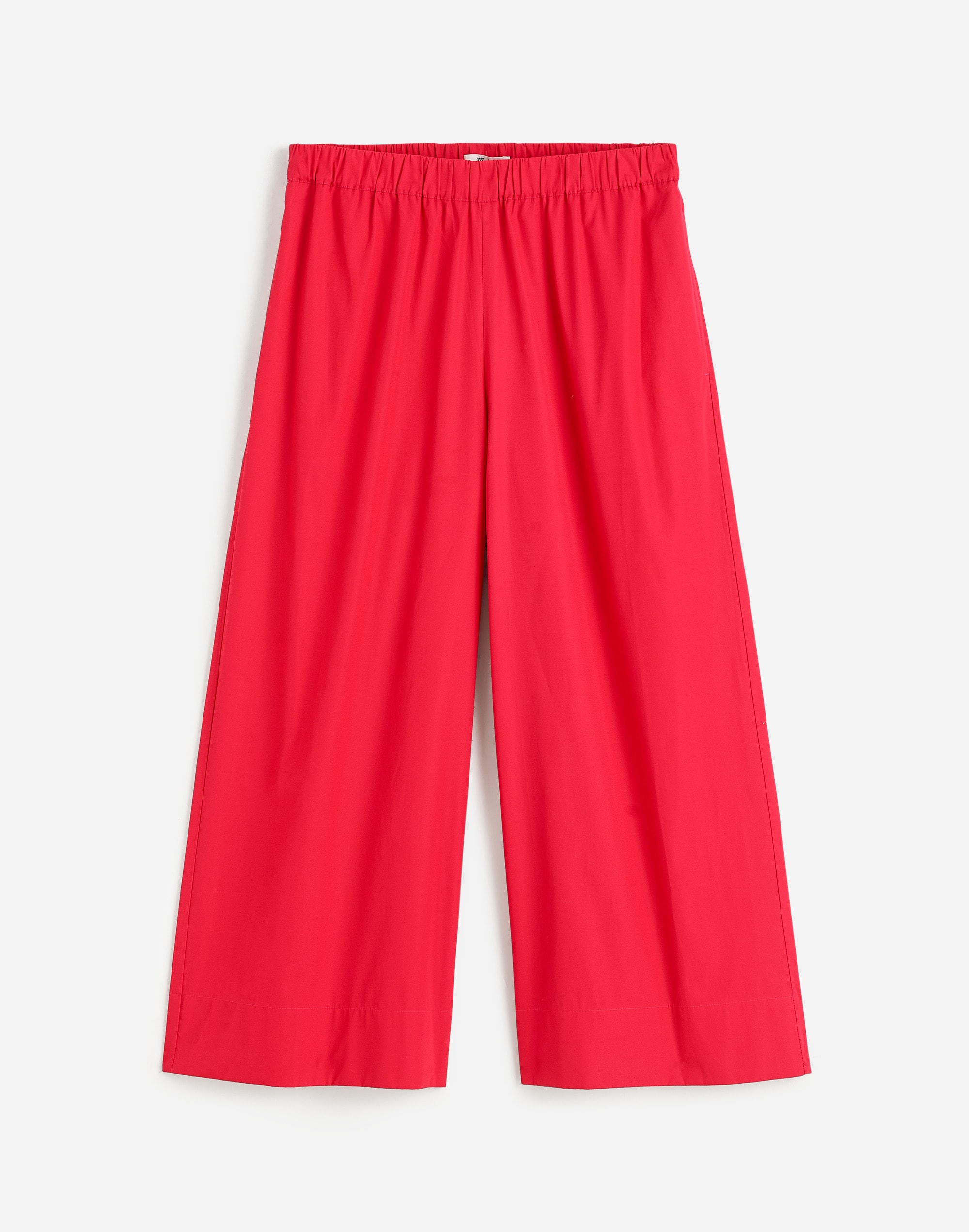 Pull-On Culottes in Cotton Poplin Alternate Image 6