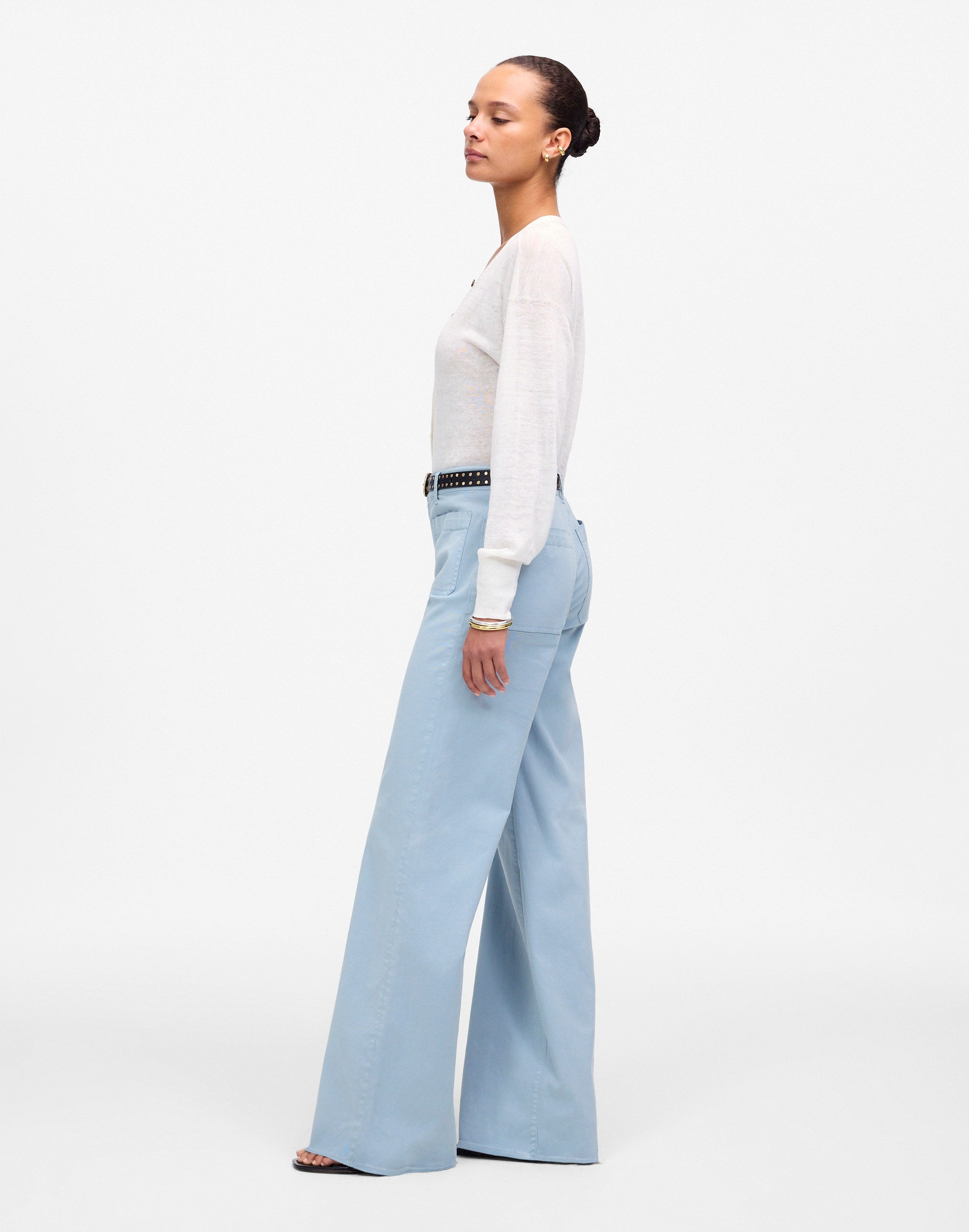 The Emmett Wide-Leg Pant: Patch Pocket Edition