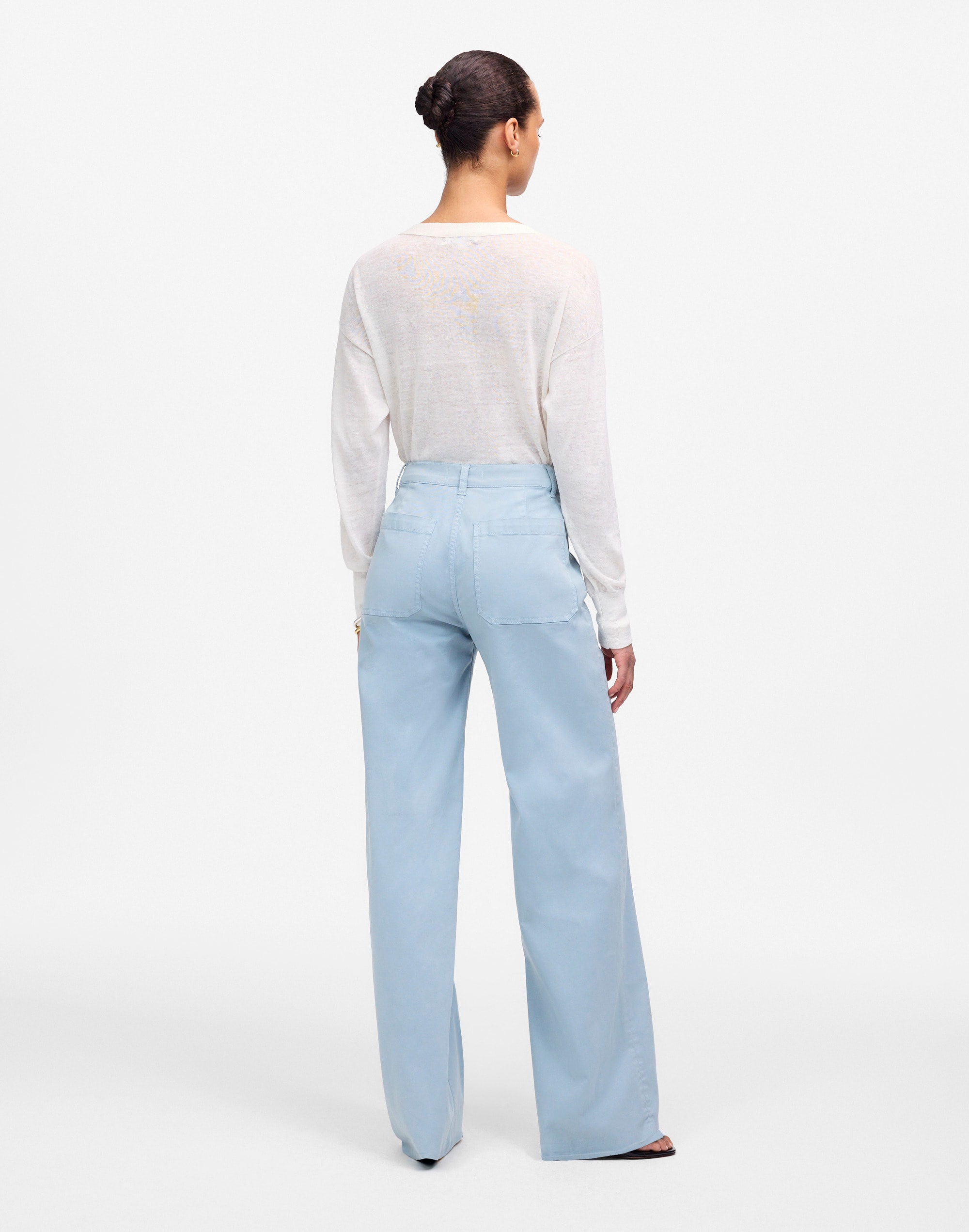 The Emmett Wide-Leg Pant: Patch Pocket Edition