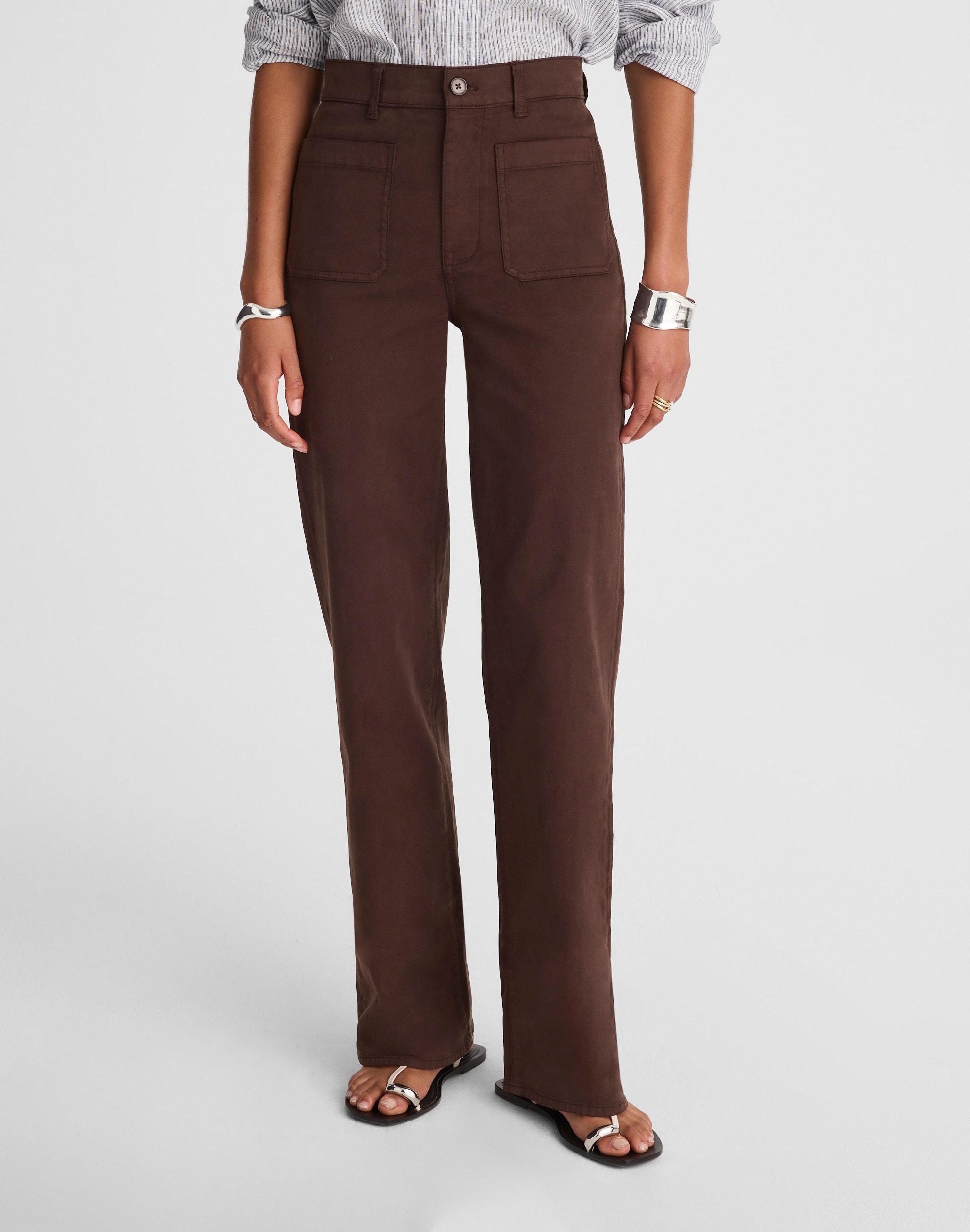 The Emmett Wide-Leg Pant: Patch Pocket Edition