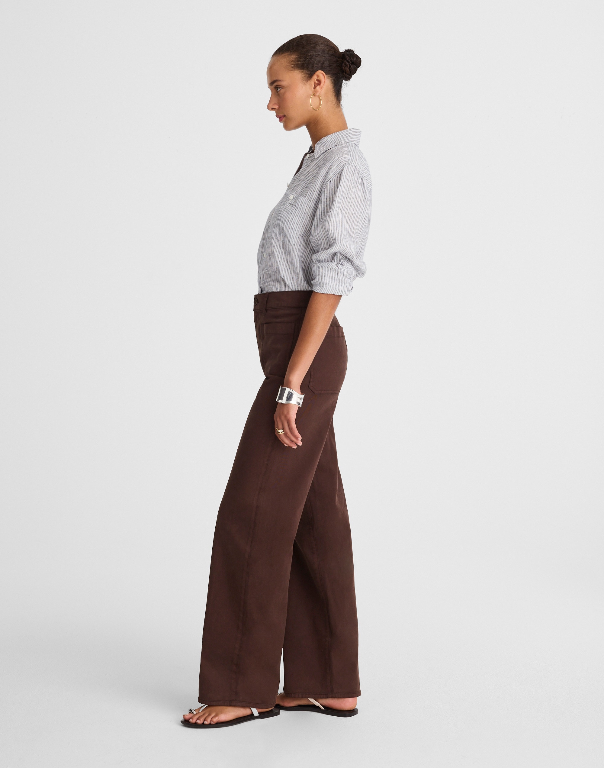 The Emmett Wide-Leg Pant: Patch Pocket Edition