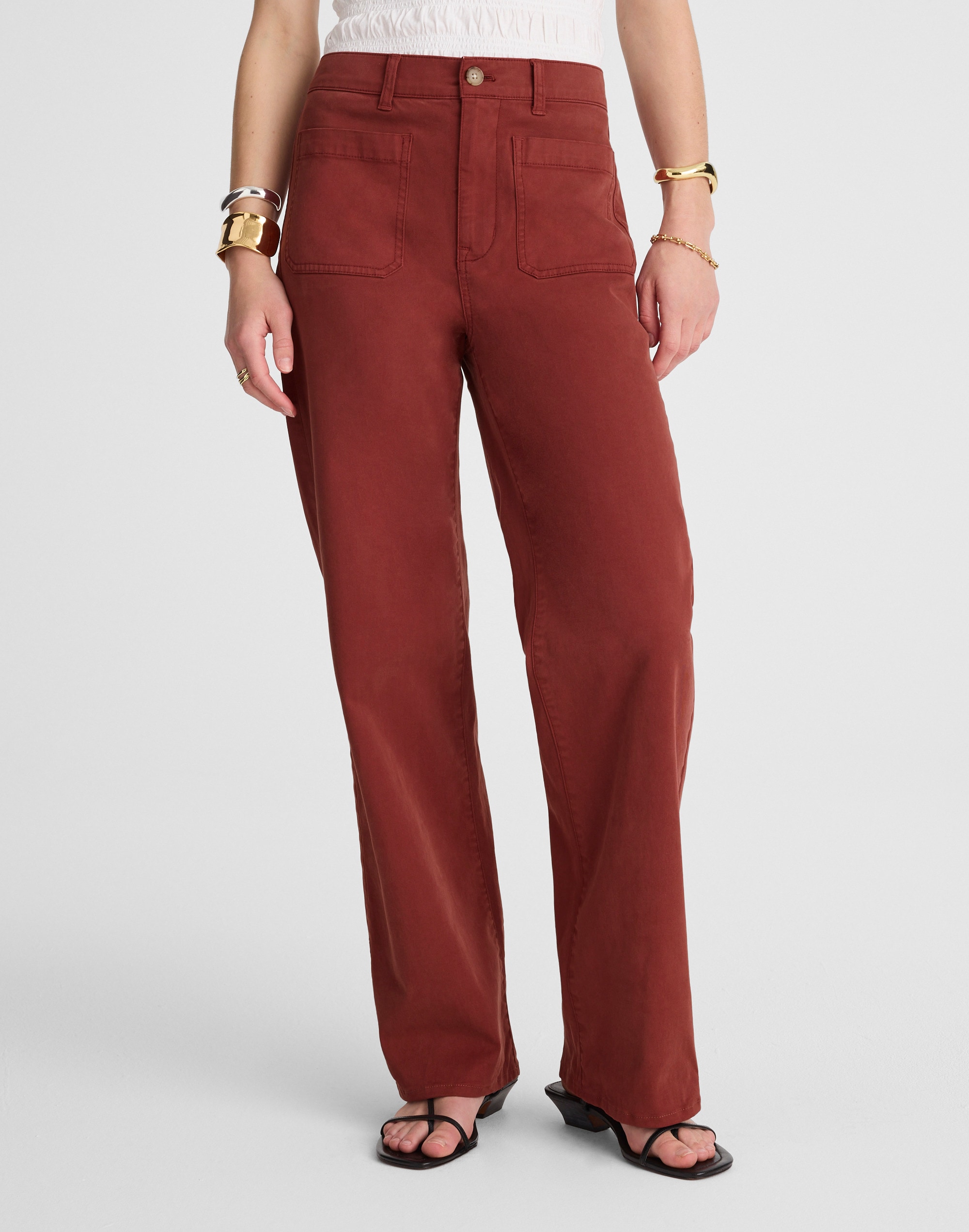 The Emmett Wide-Leg Pant: Patch Pocket Edition