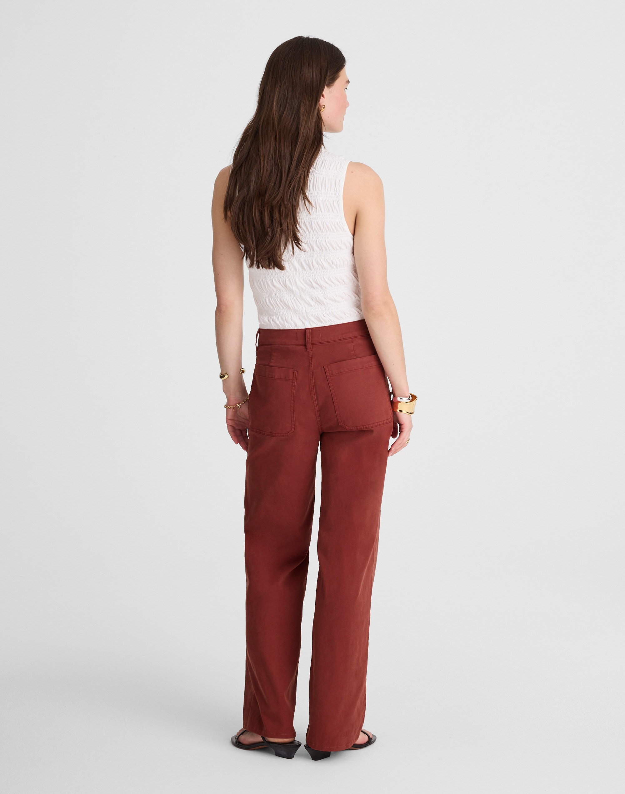 The Emmett Wide-Leg Pant: Patch Pocket Edition