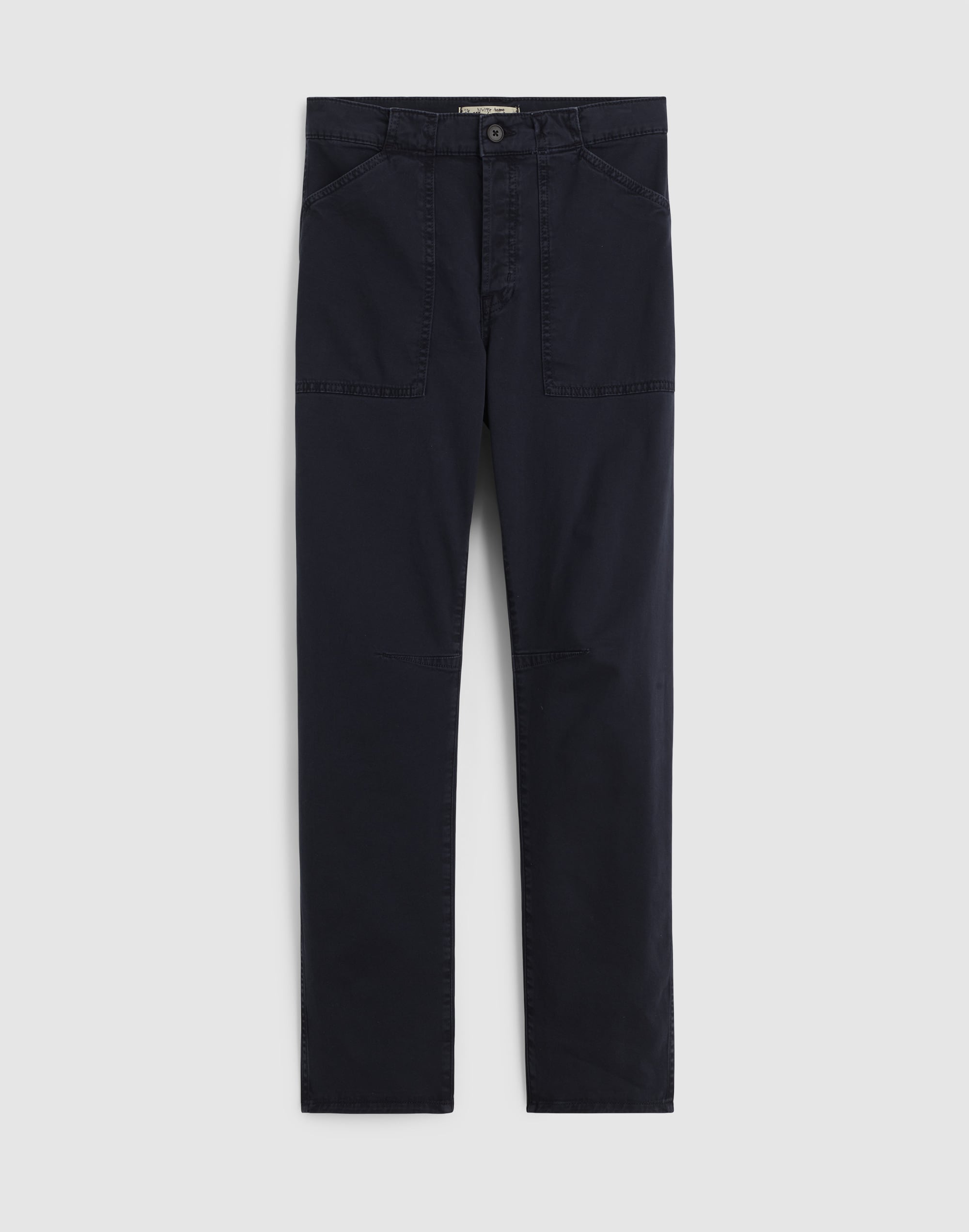 The Petite Darted Barrel-Leg Utility Pant