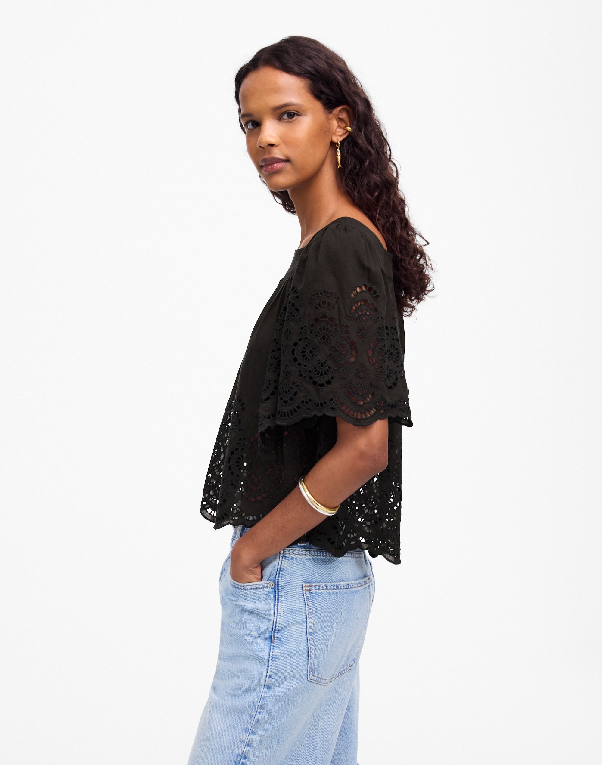 Flutter-Sleeve Top
