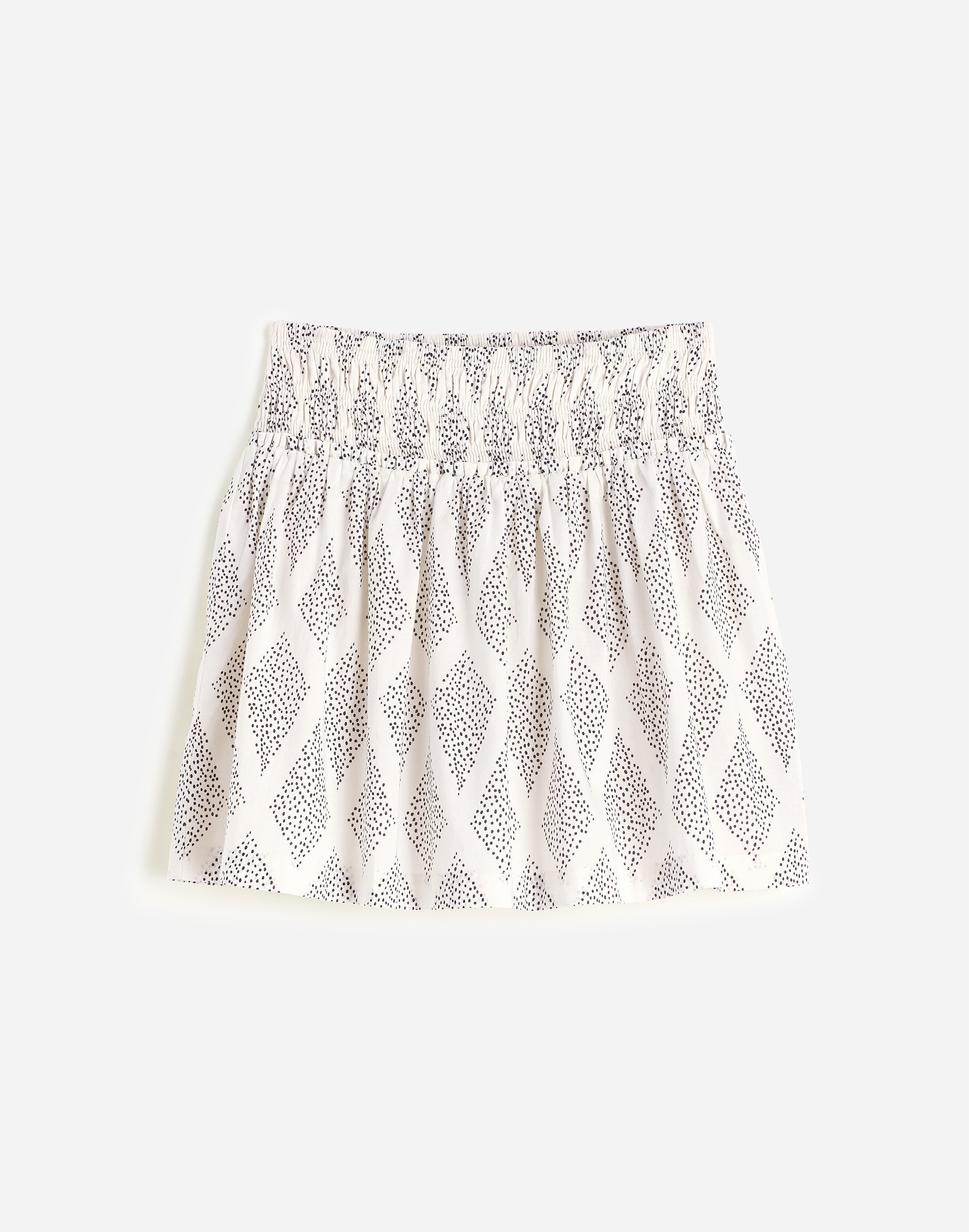 Ruffled Mini Skirt in Cotton Voile