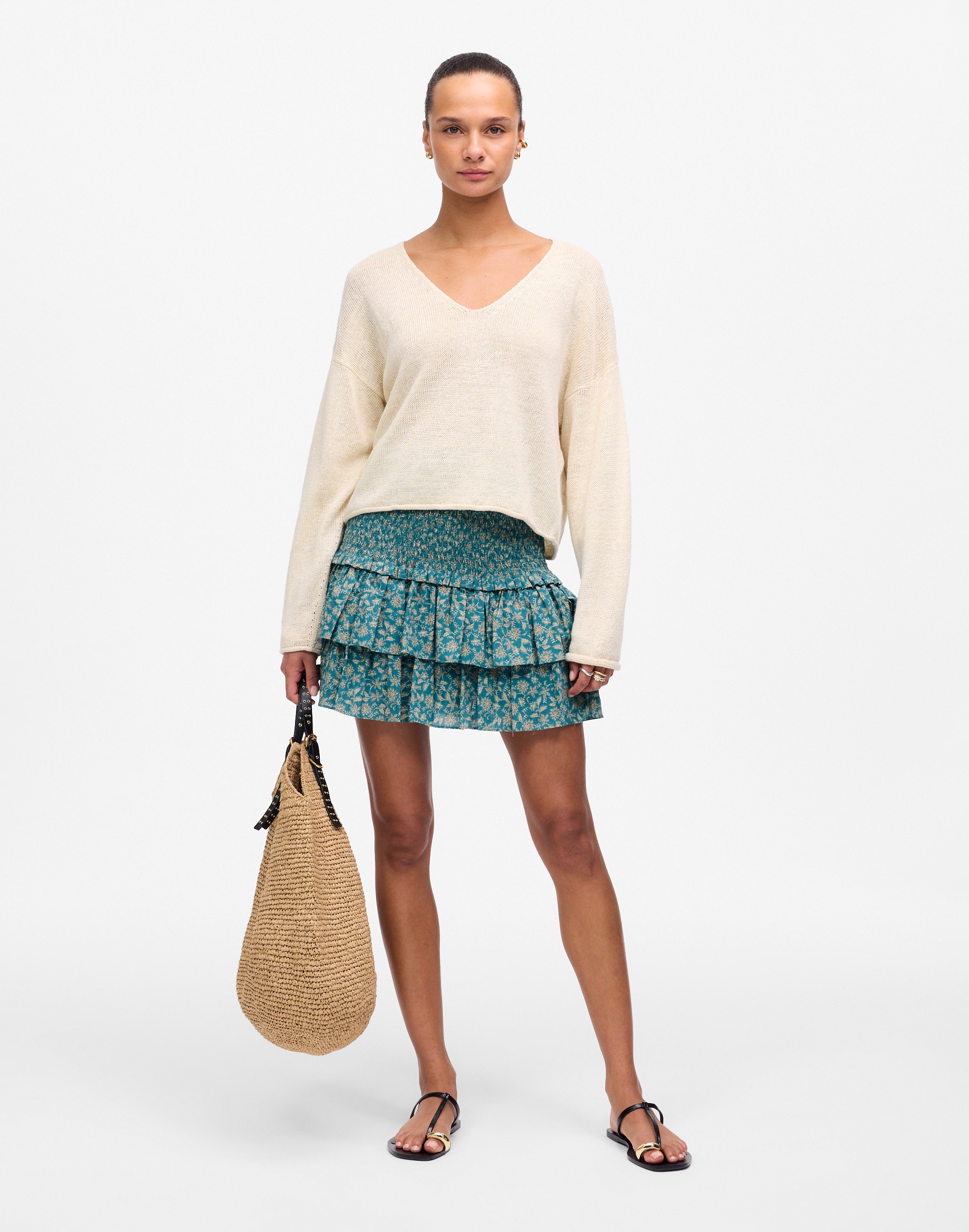 Tiered Mini Skirt Alternate Image 1