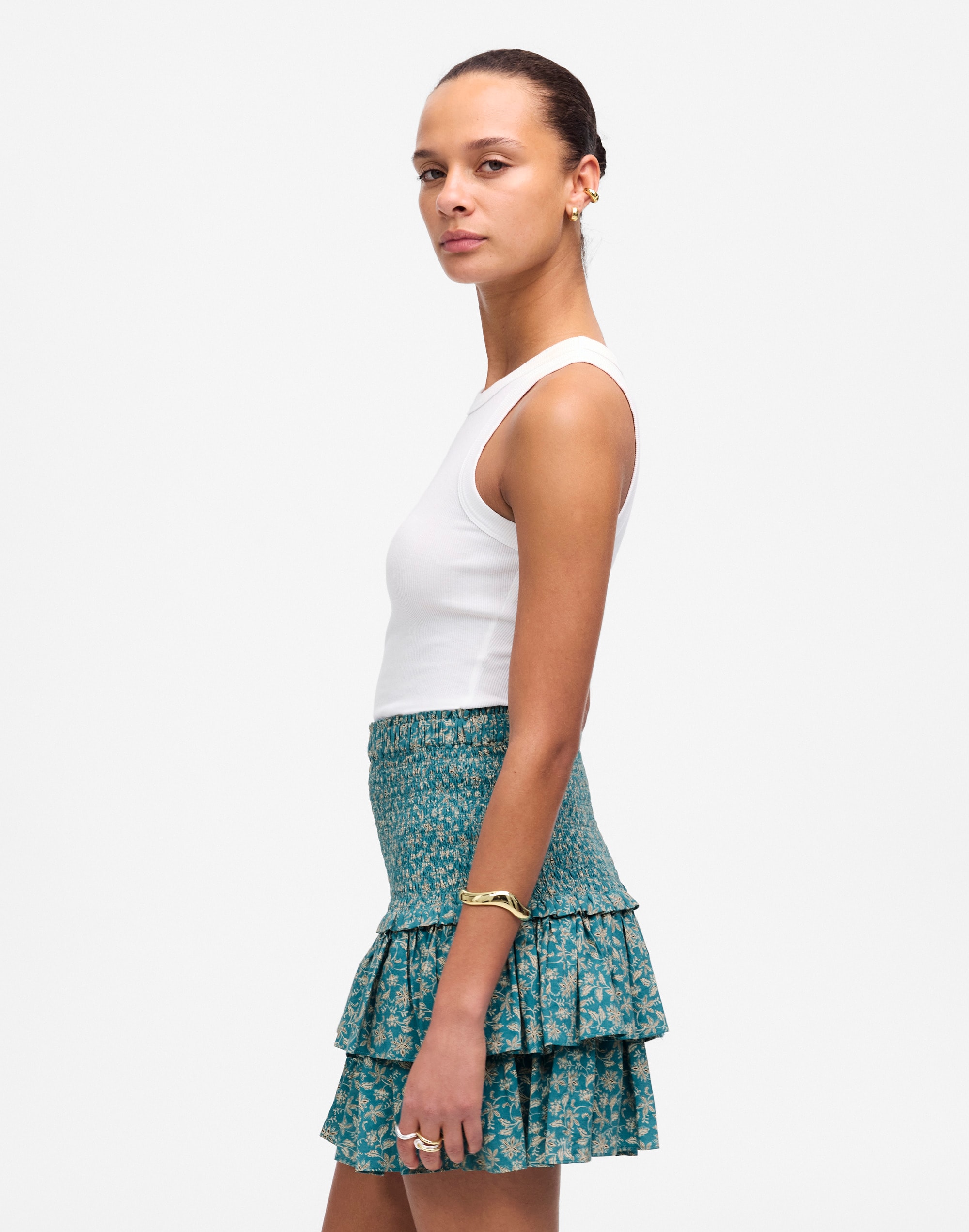 Tiered Mini Skirt Alternate Image 3