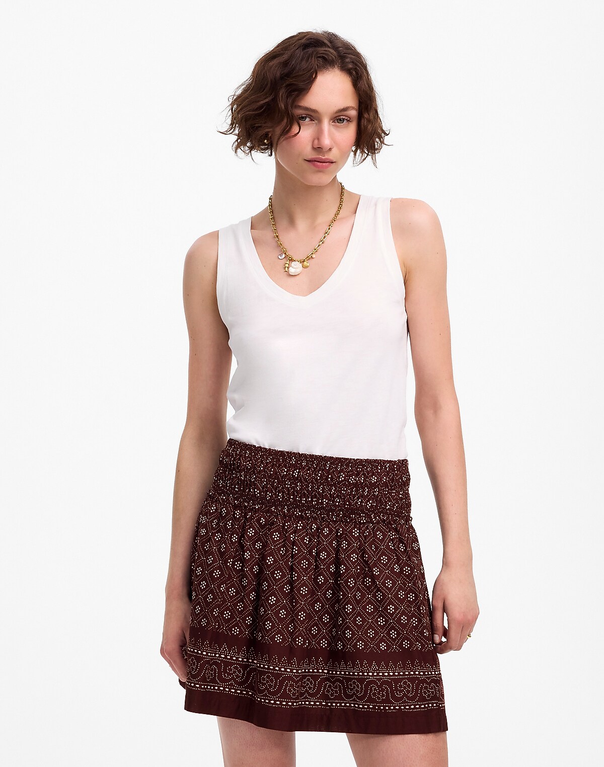 Ruffled Mini Skirt