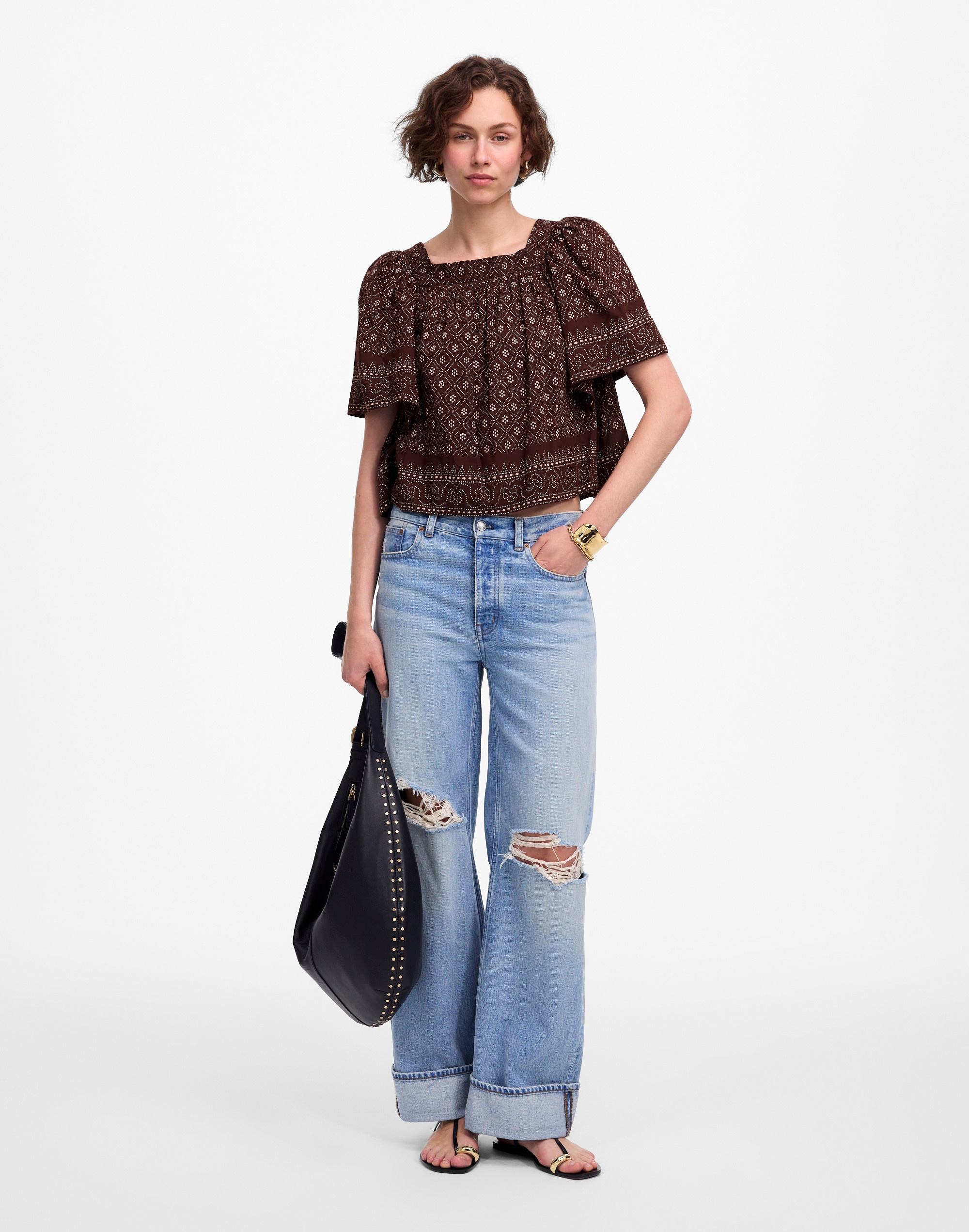 Flutter-Sleeve Top