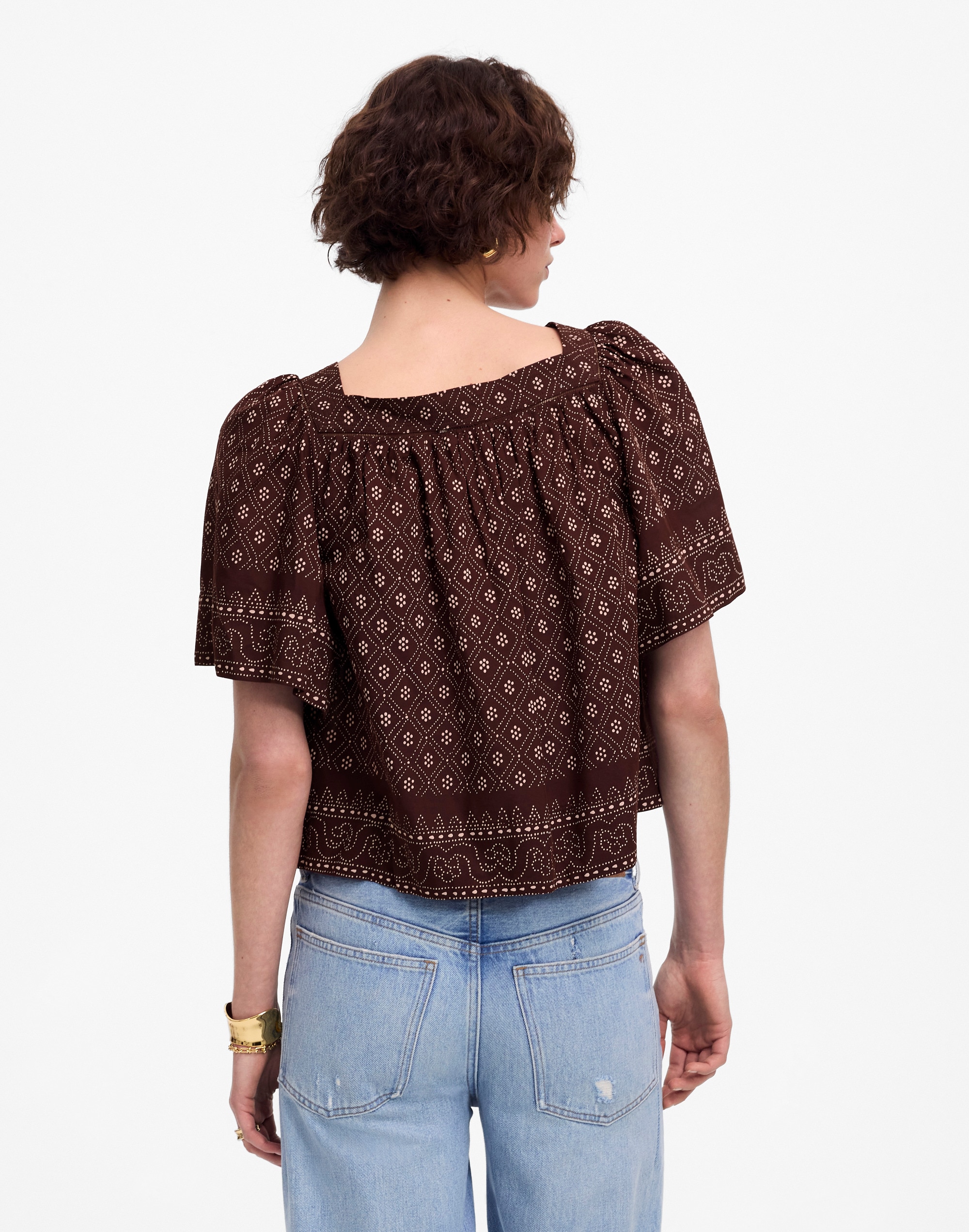 Flutter-Sleeve Top