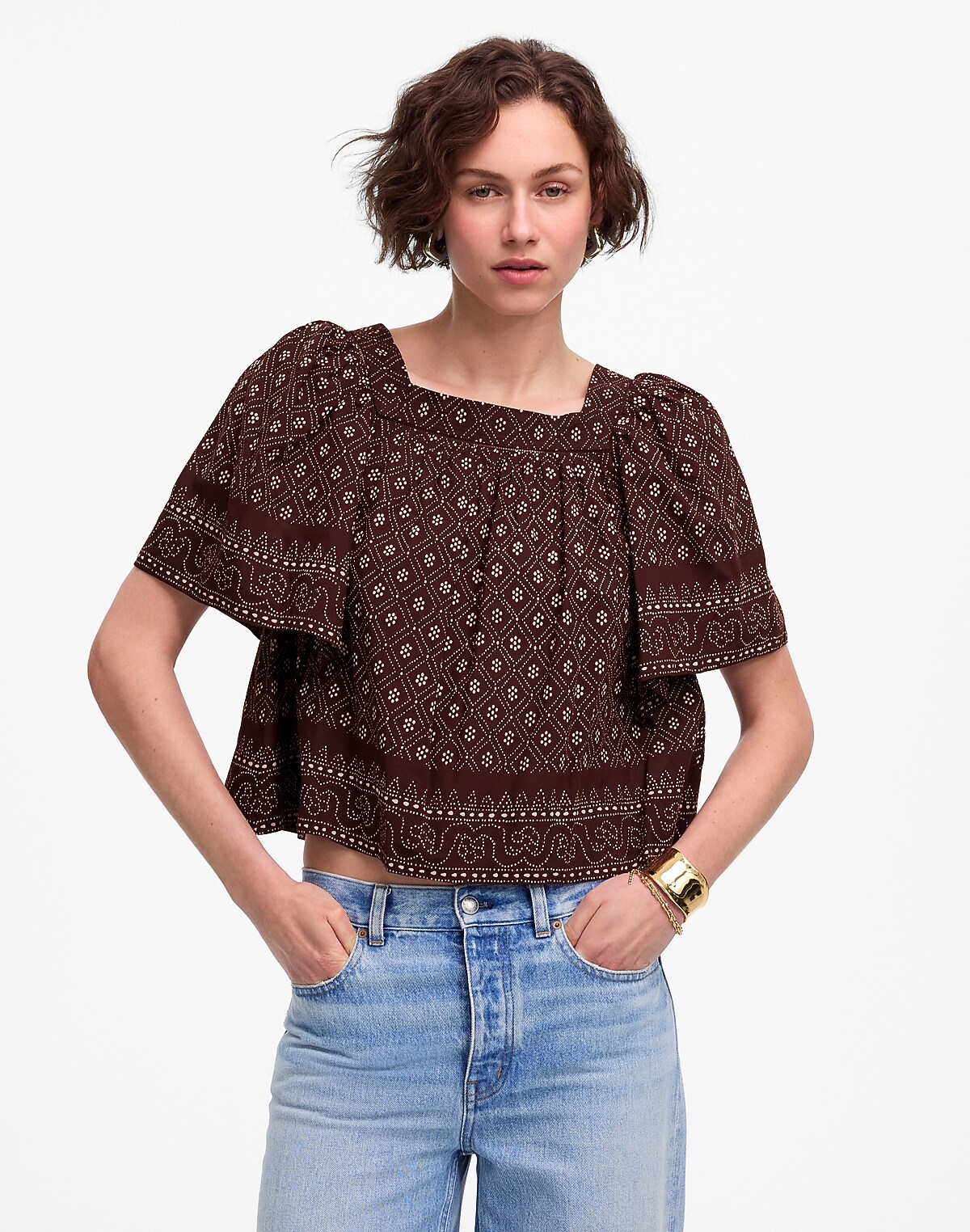 Flutter-Sleeve Top