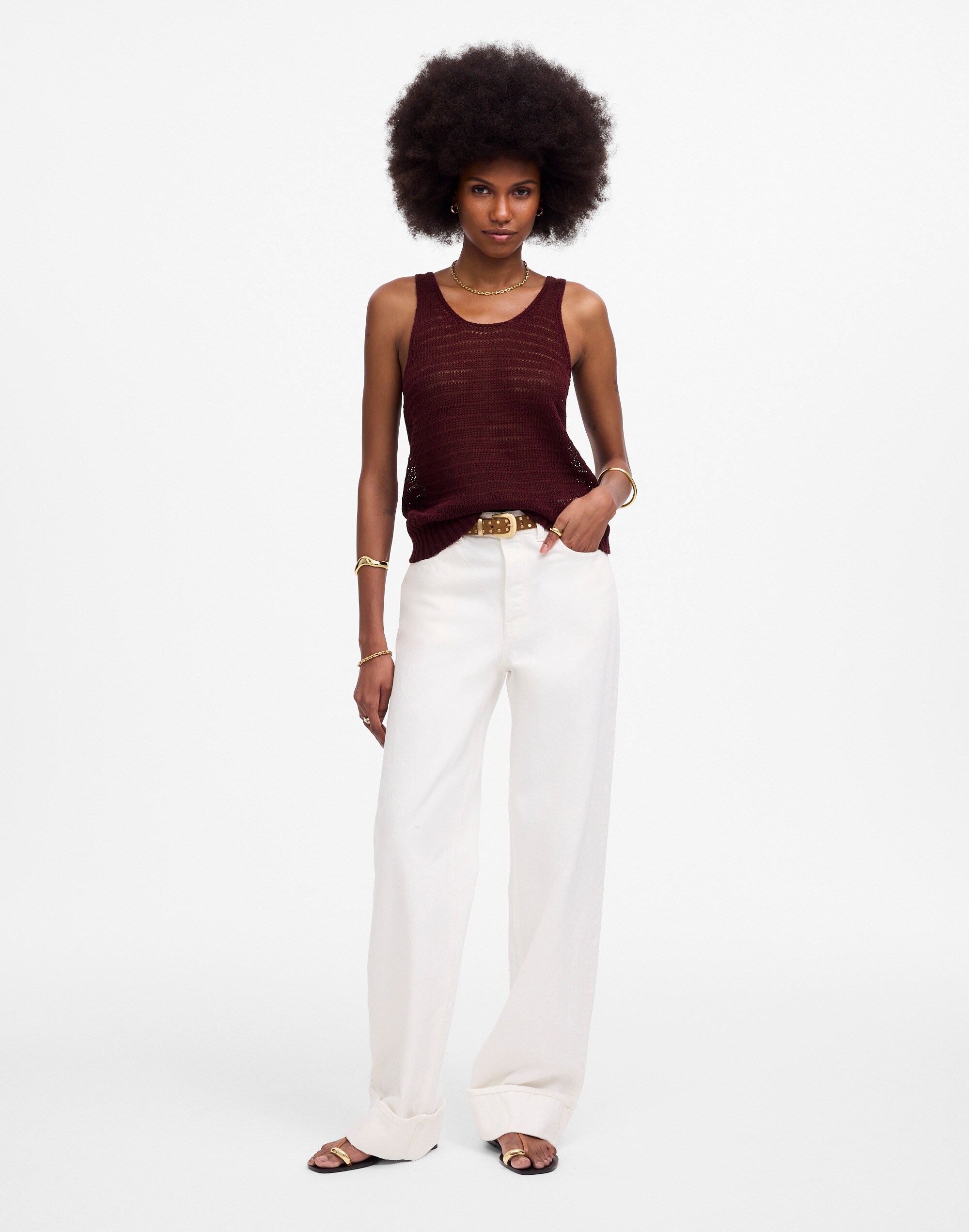 Lightweight Sweater Tank main image 1