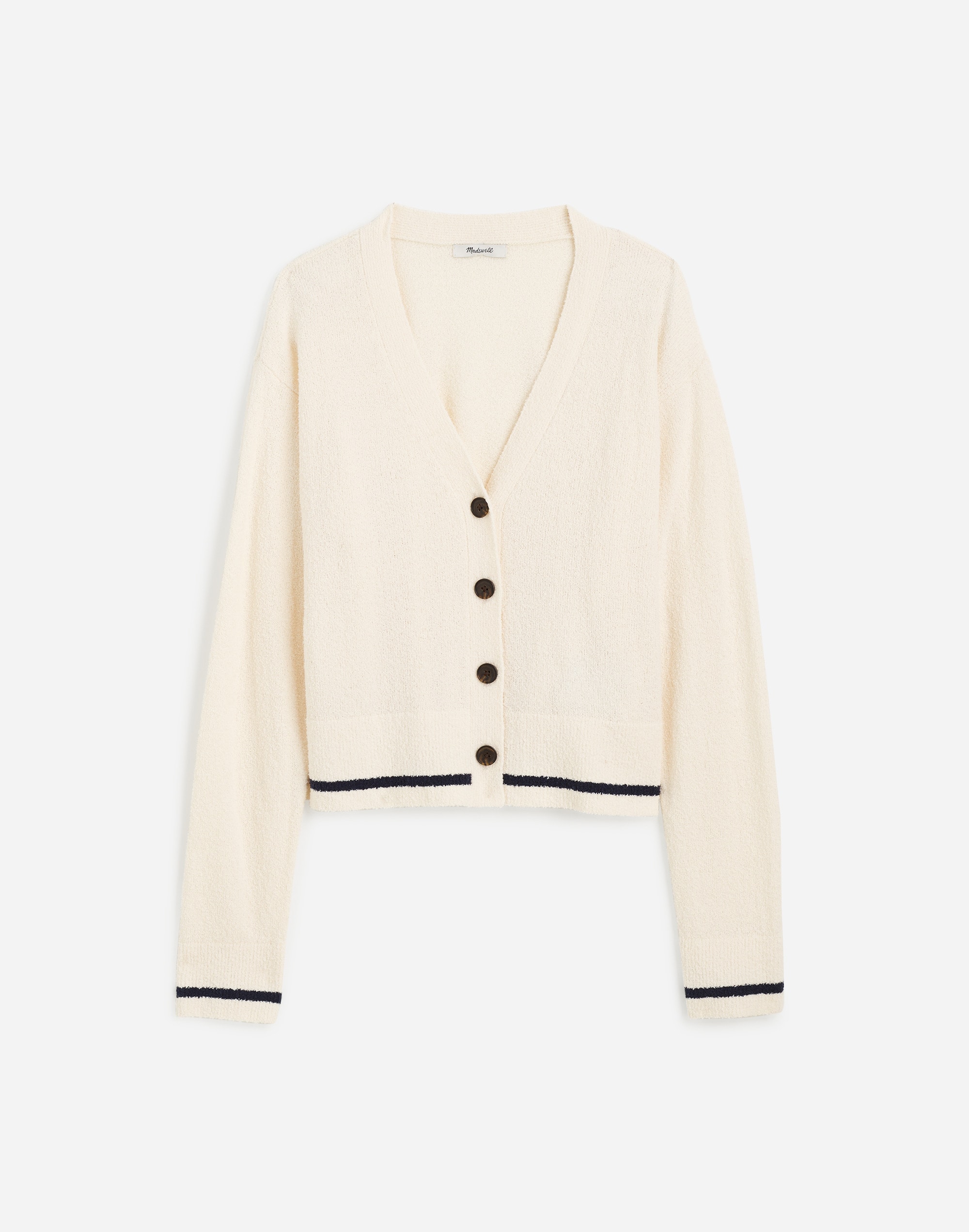 Boucl&eacute;-Knit Cardigan