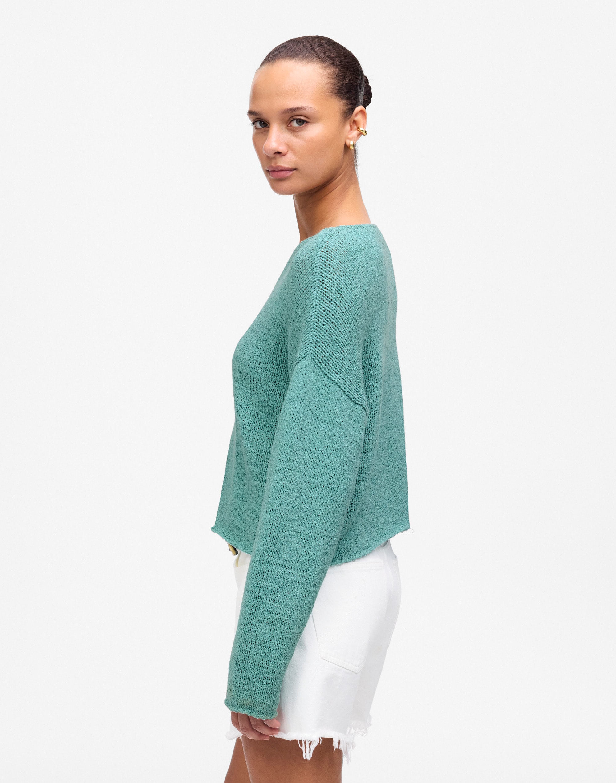 Boatneck Pullover Sweater
