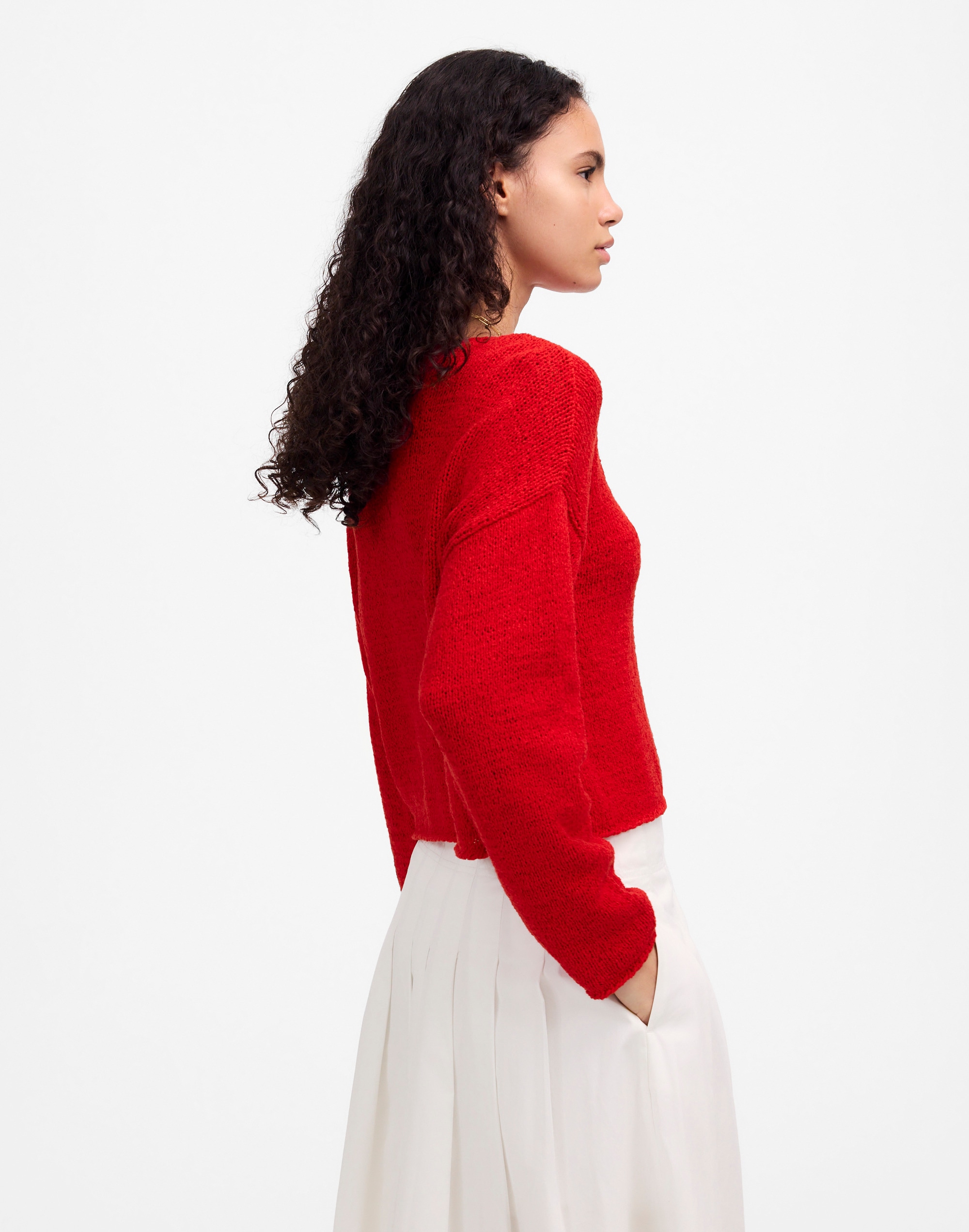 Boatneck Pullover Sweater
