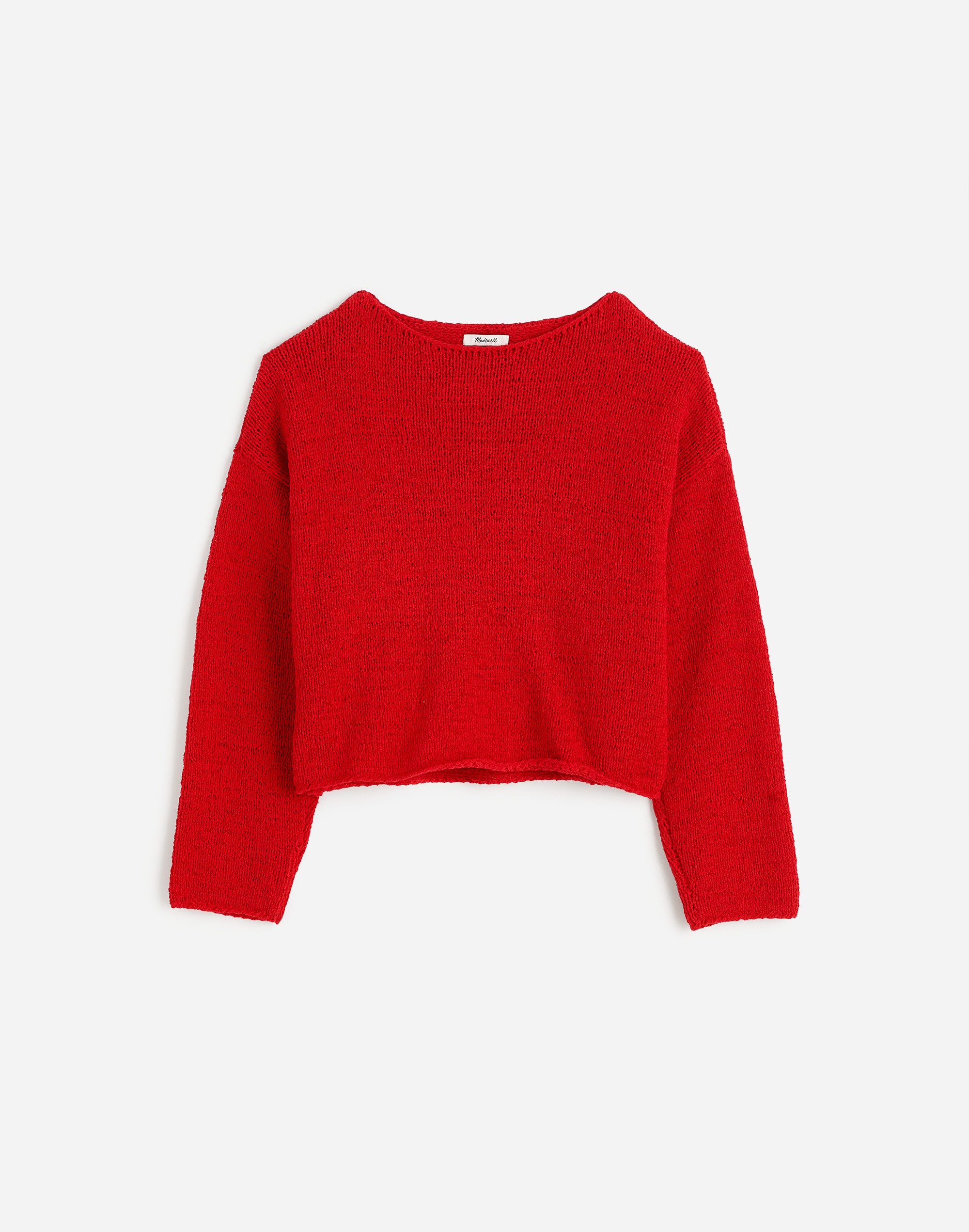 Boatneck Pullover Sweater